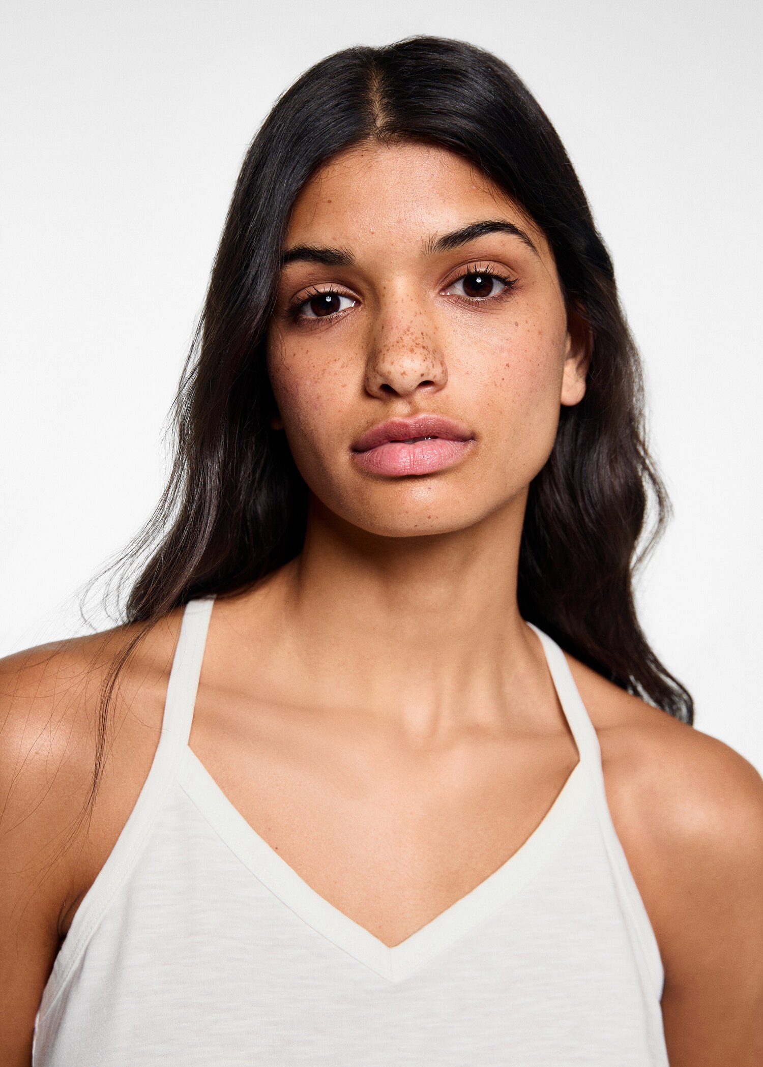 Strap cotton T-shirt - Details of the article 1