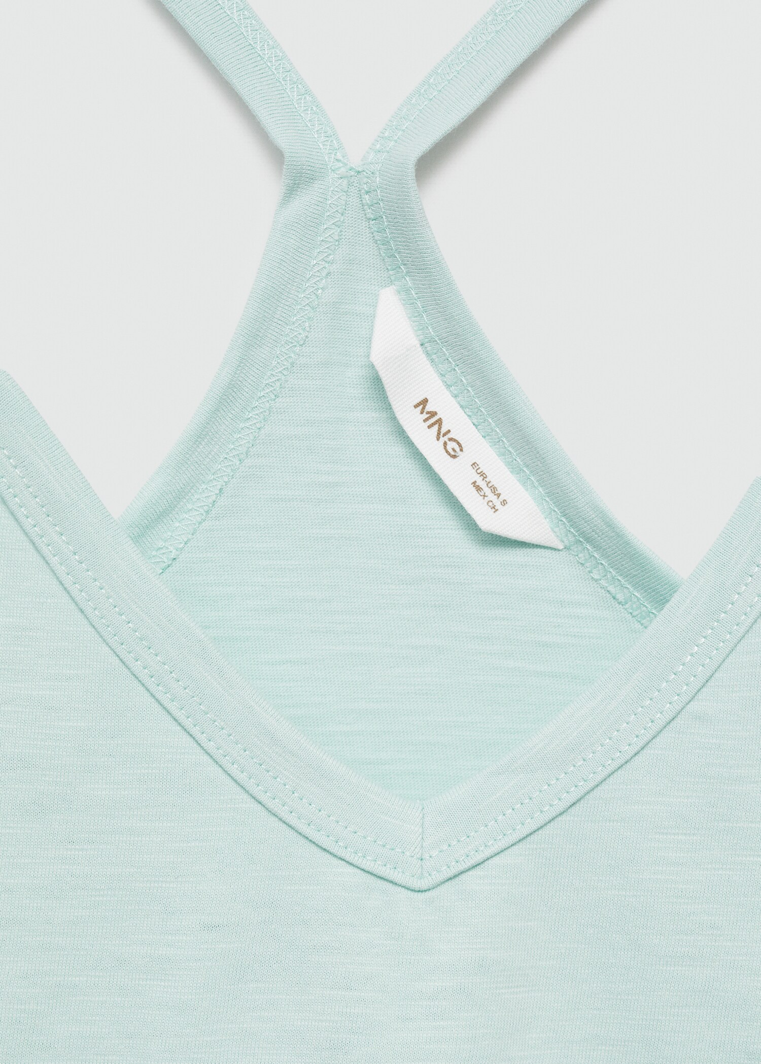 Strap cotton T-shirt - Details of the article 8