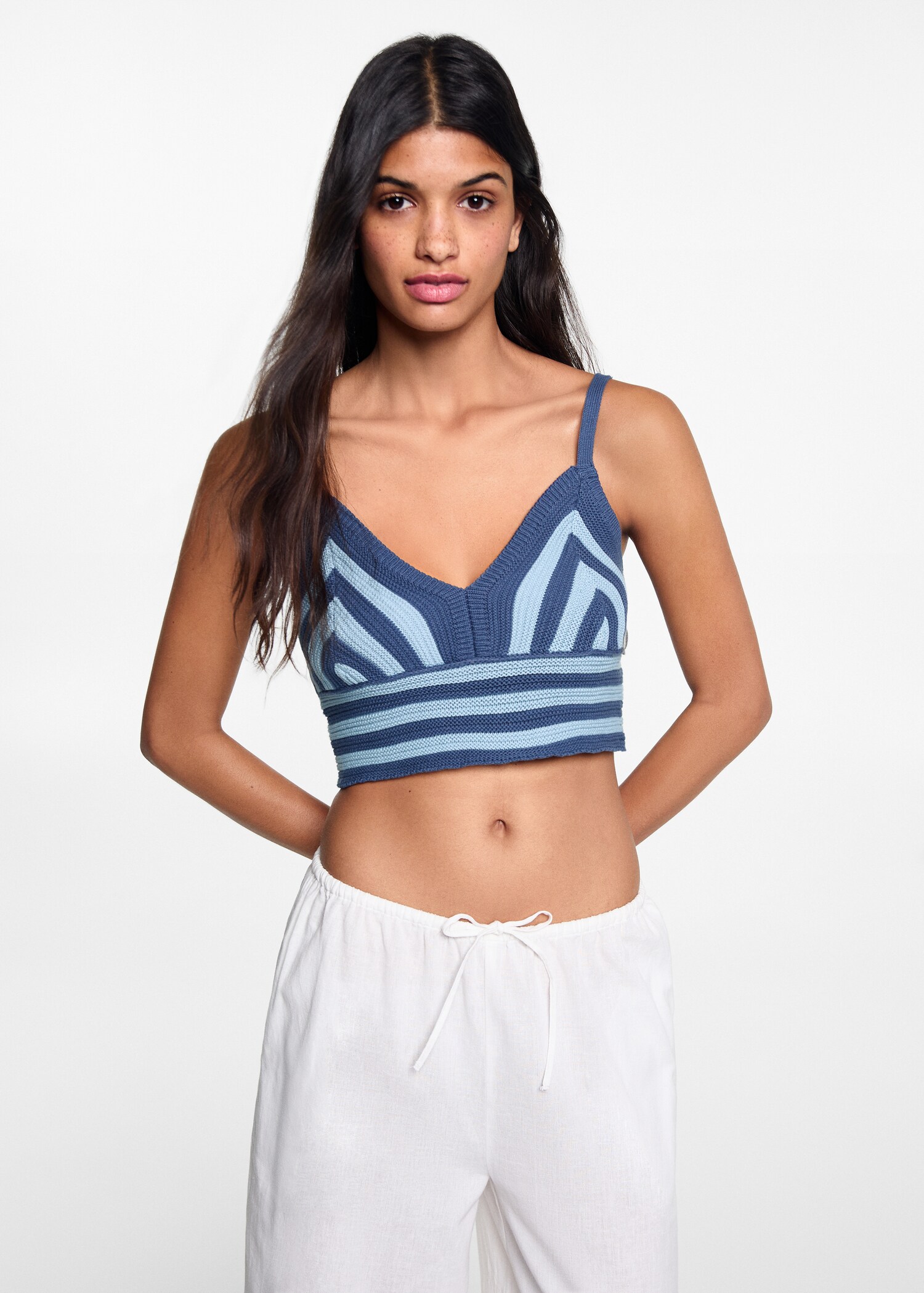 Crochet crop top - Medium plane