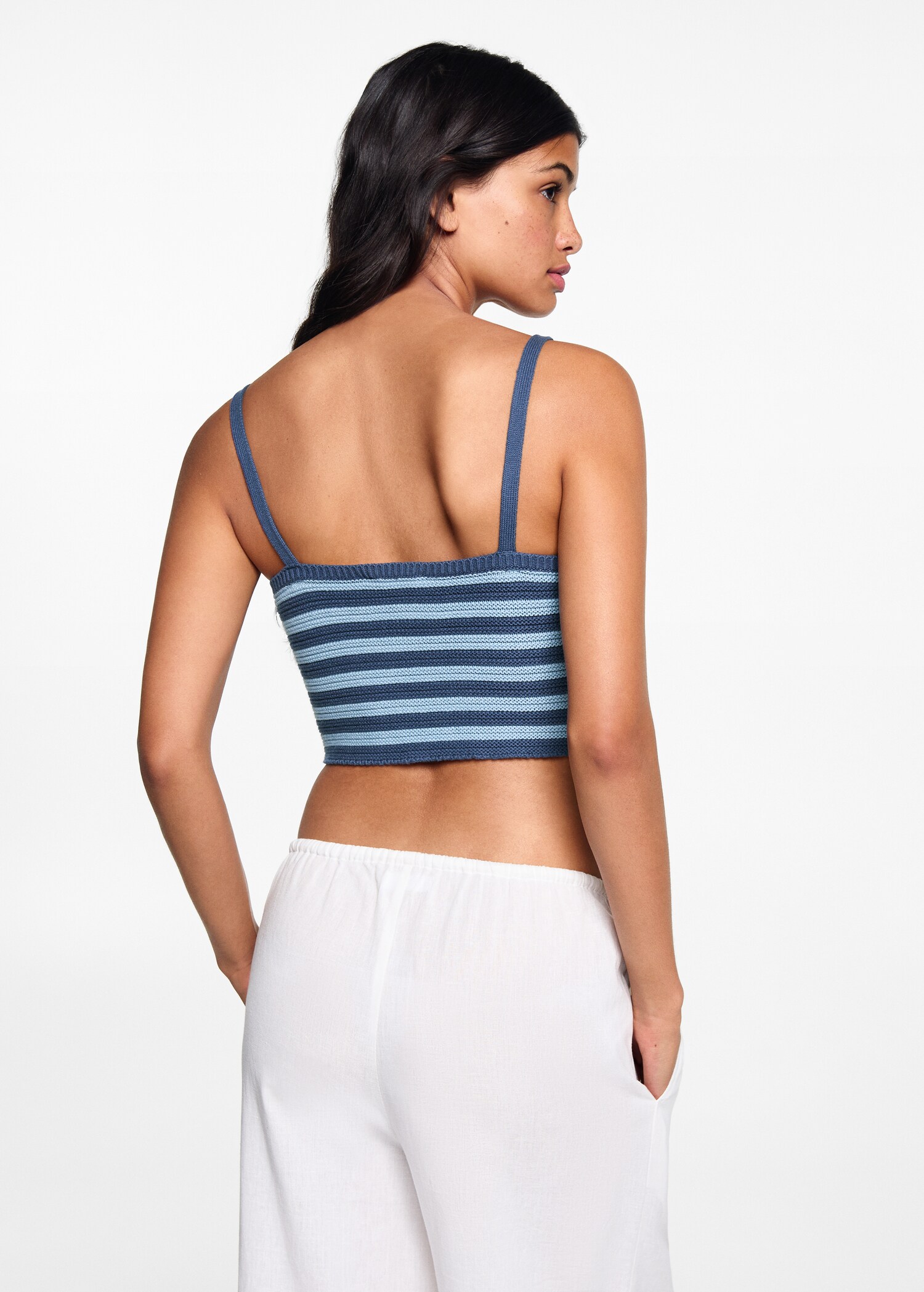 Crochet crop top - Reverse of the article
