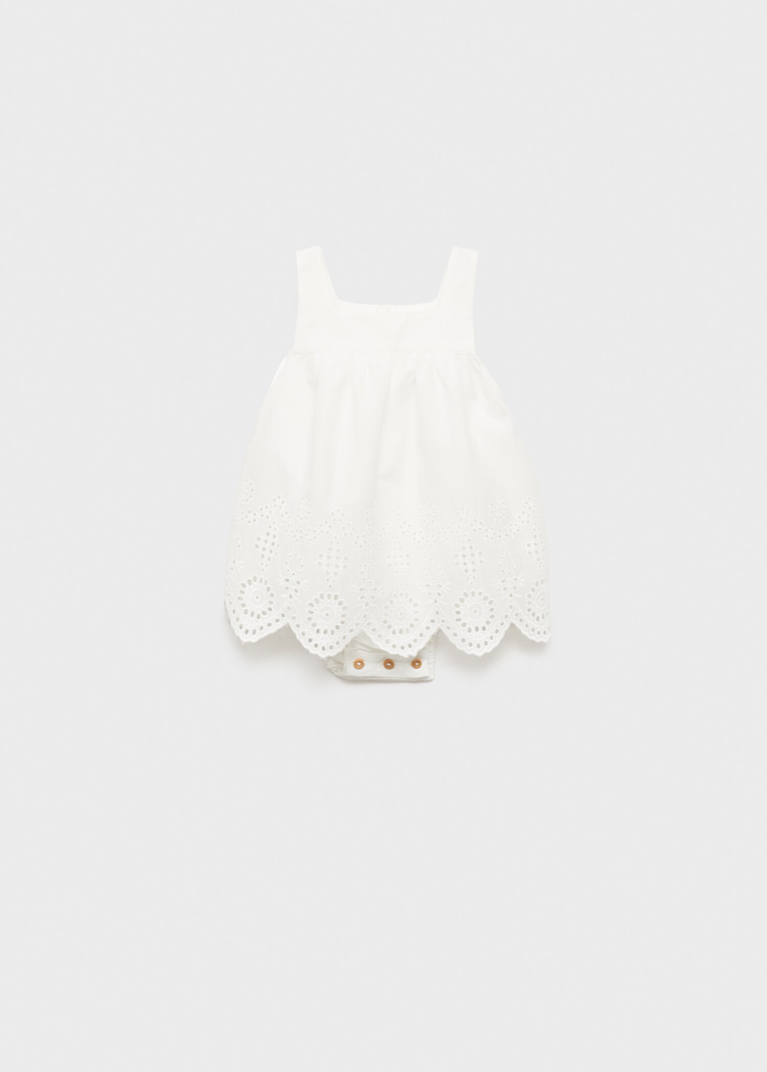 Broderie anglaise cotton dress - Article without model