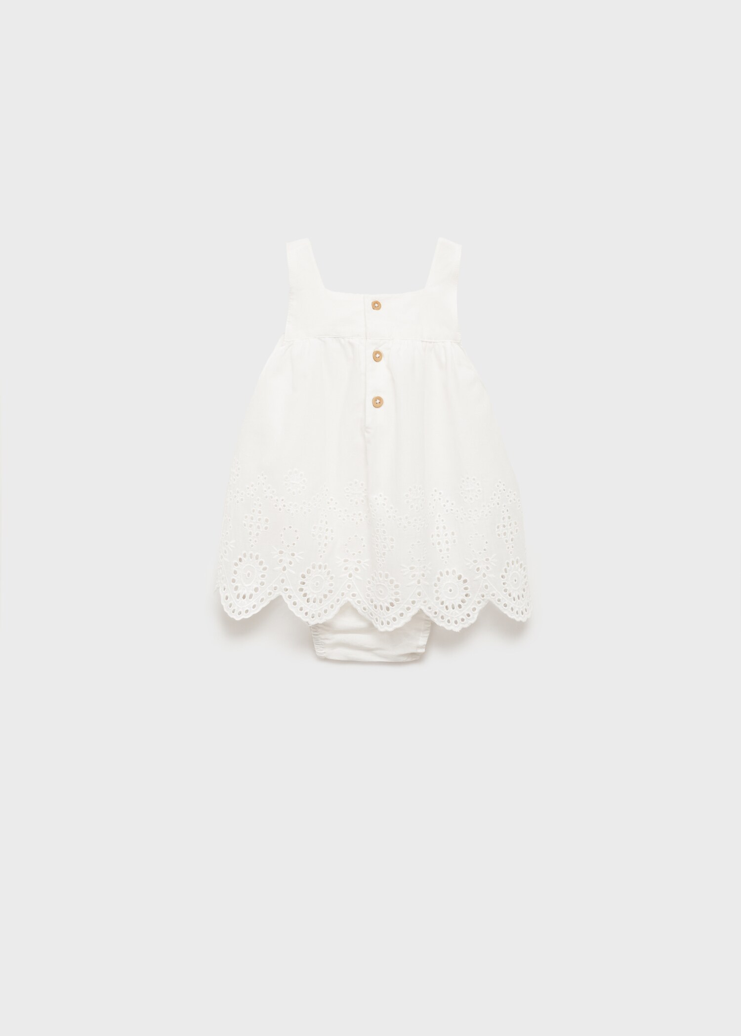 Broderie anglaise cotton dress - Reverse of the article