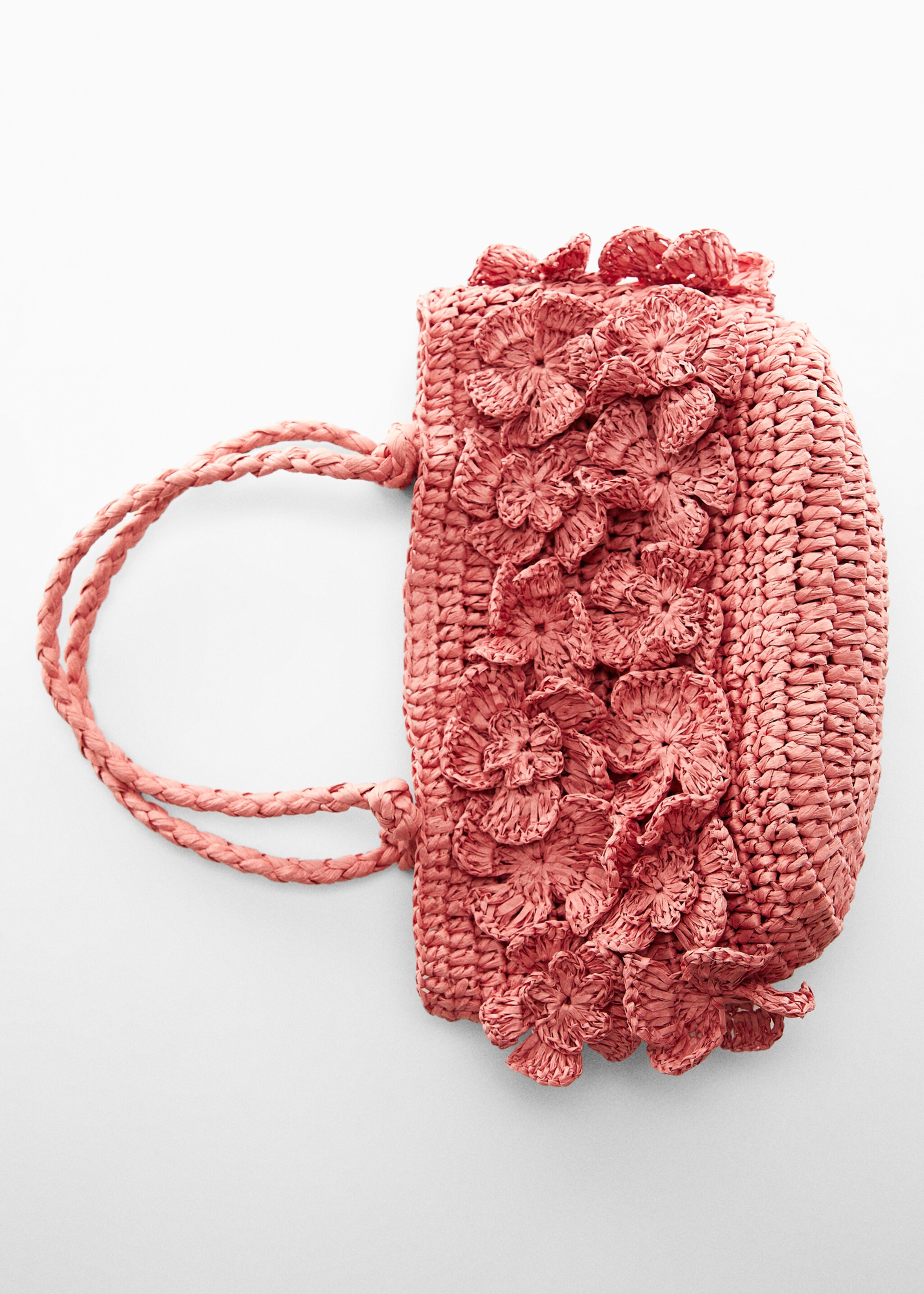 Raffia-effect floral bag - Details of the article 5