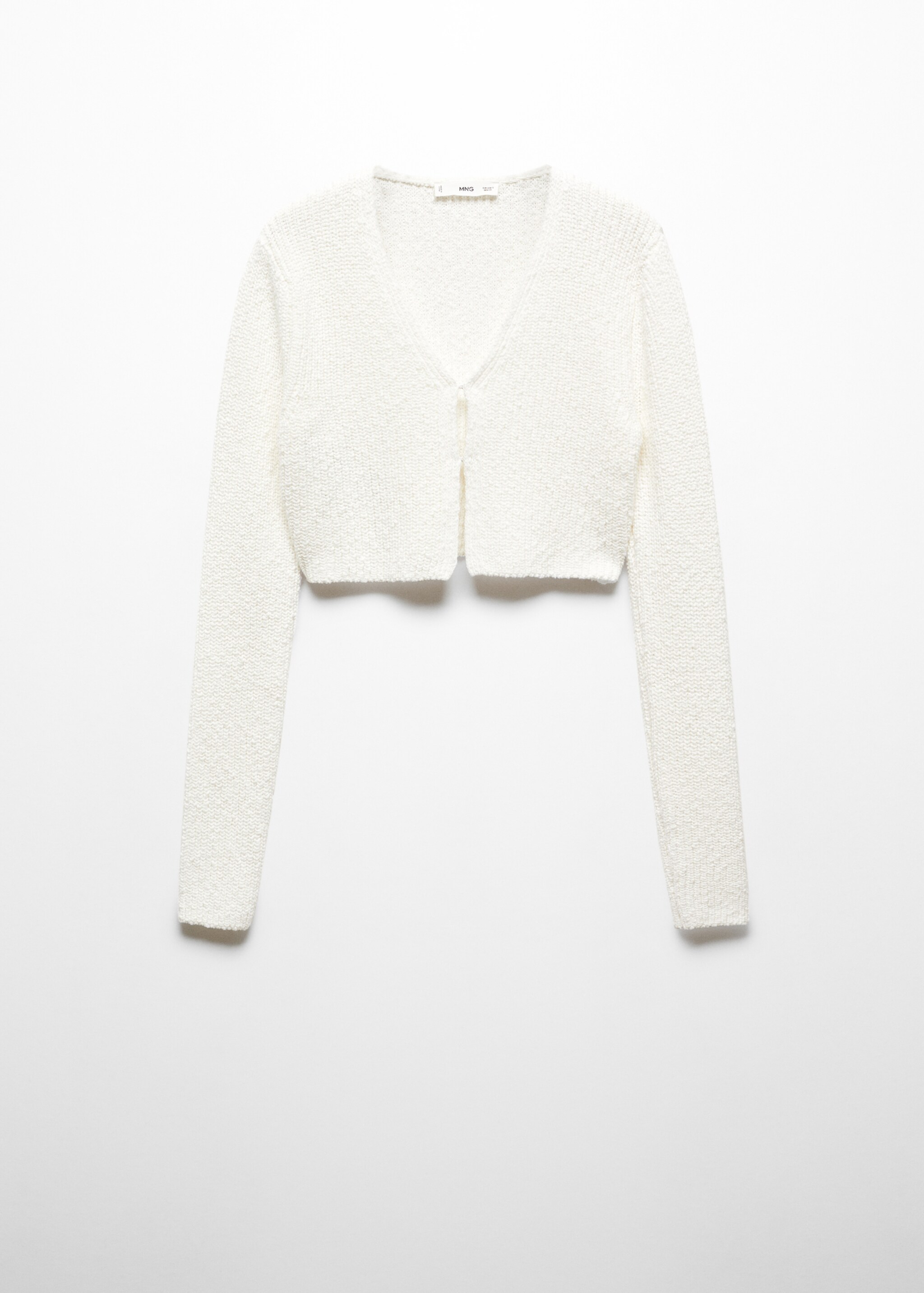 Crop gebreid vest - Artikel zonder model