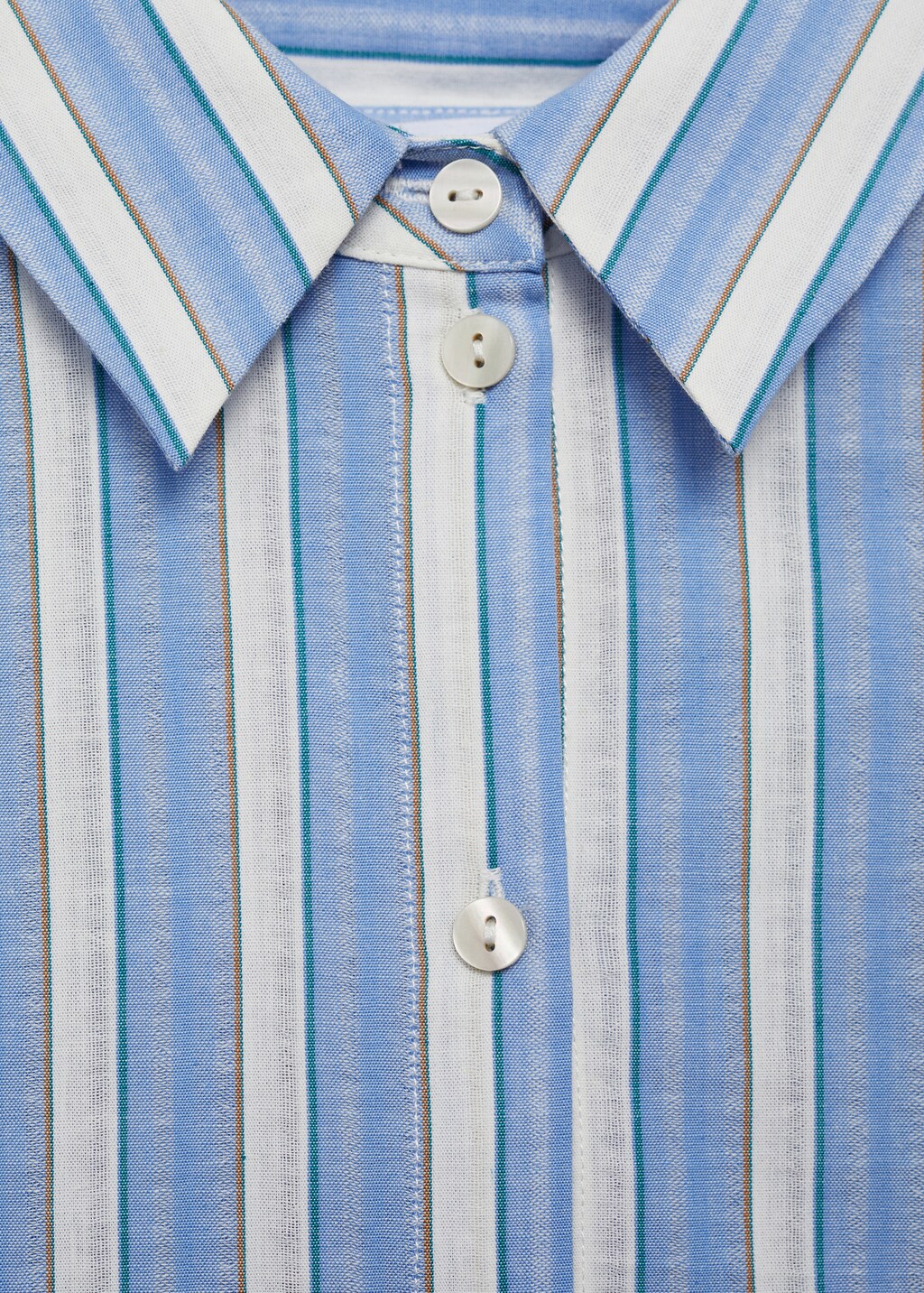Striped shirt jumpsuit - Women | MANGO OUTLET USA