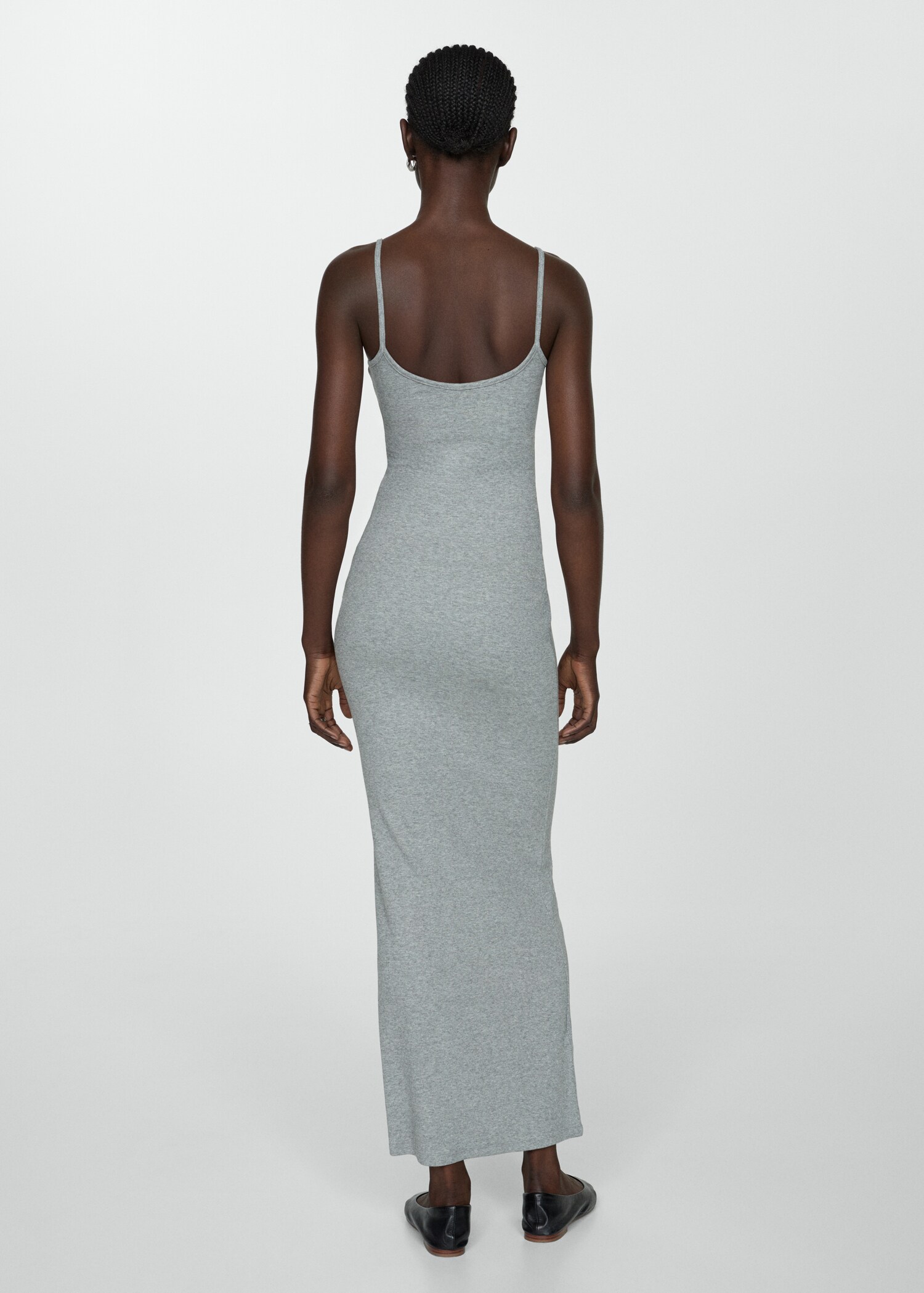Robe bretelles maille - Verso de l’article