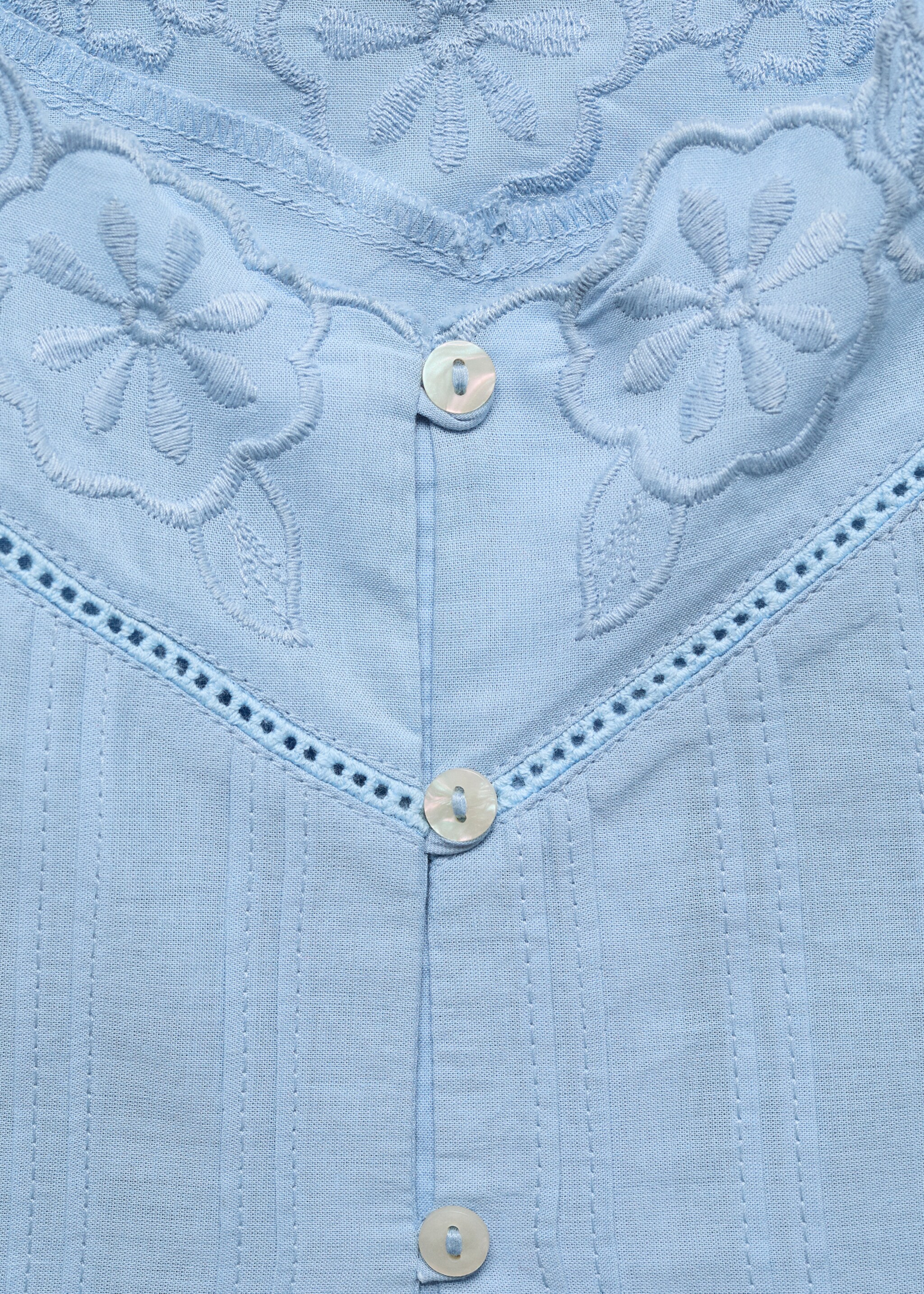 Embroidered strap top - Details of the article 8