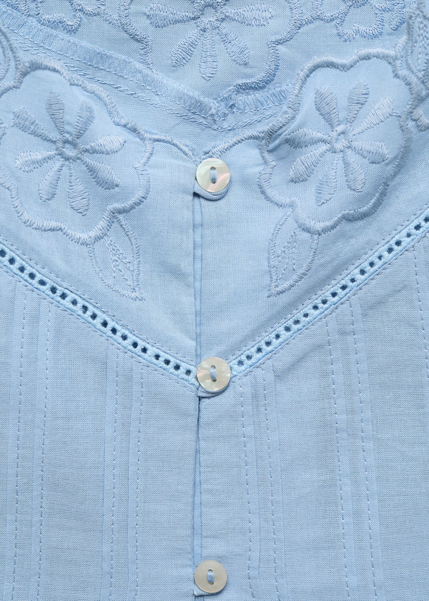 Top na ramínka s výšivkou - Detail zboží 8