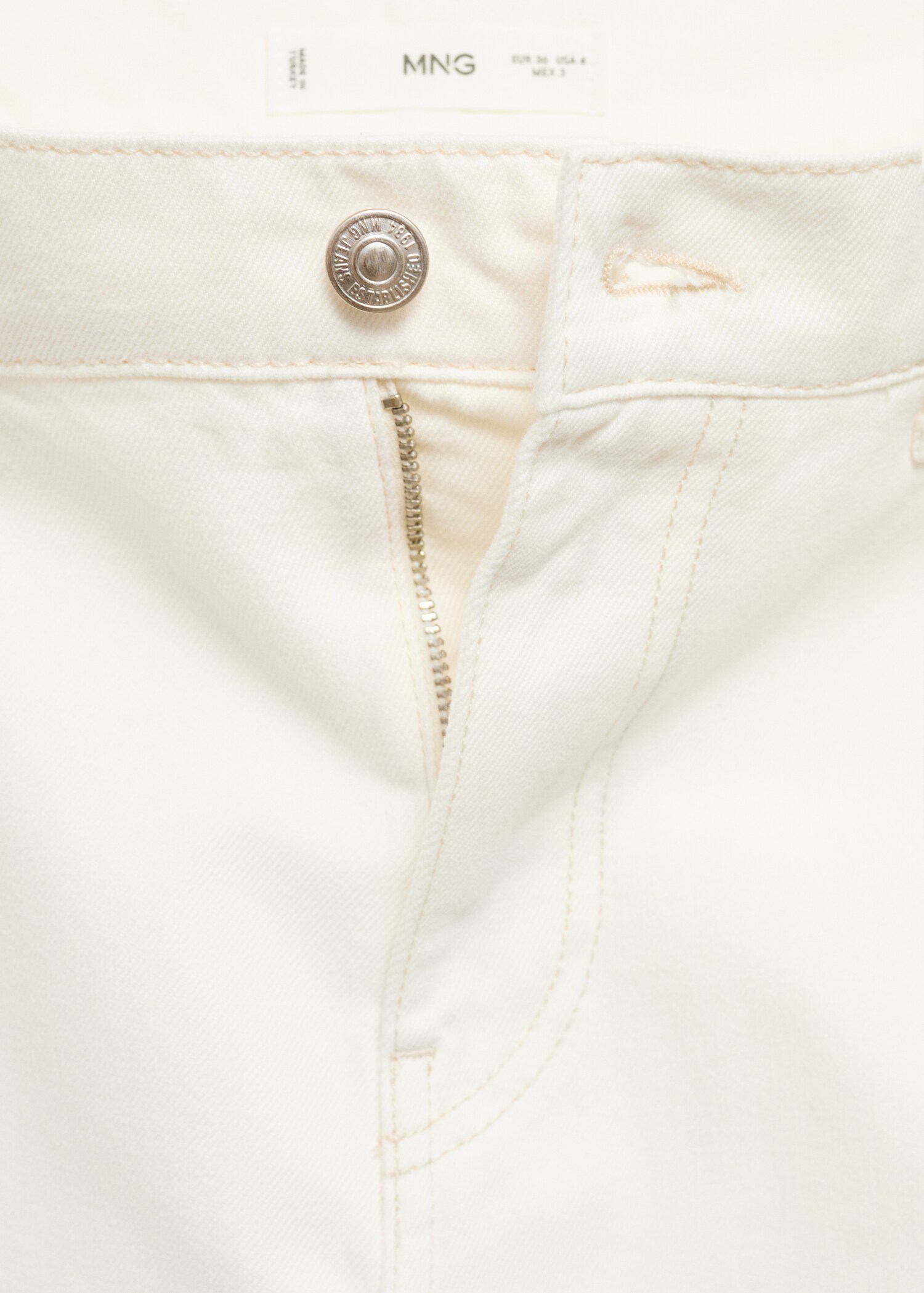 Jeans rectos parches flores - Detalle del artículo 8