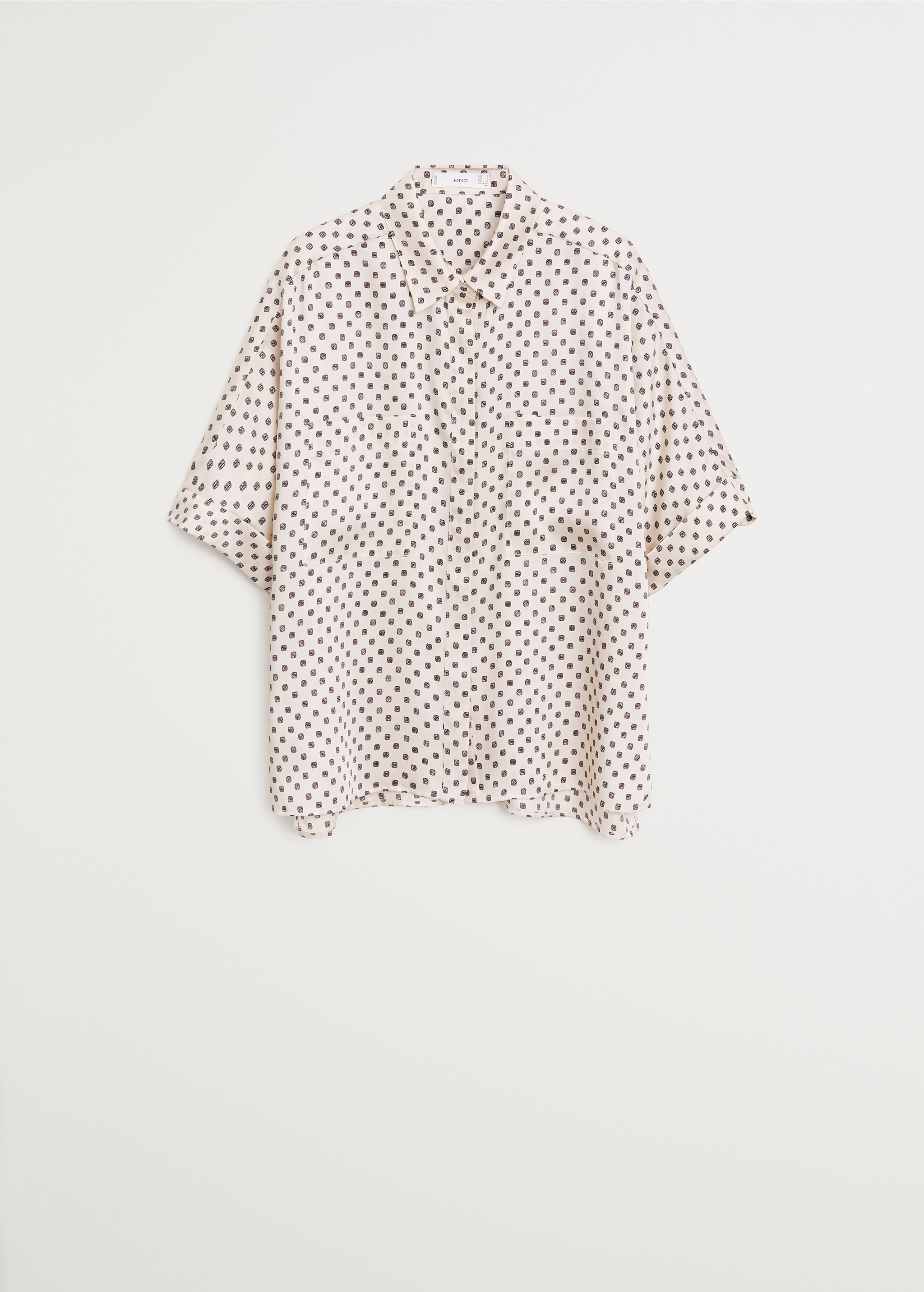Camisa satinada estampada - Artículo sin modelo