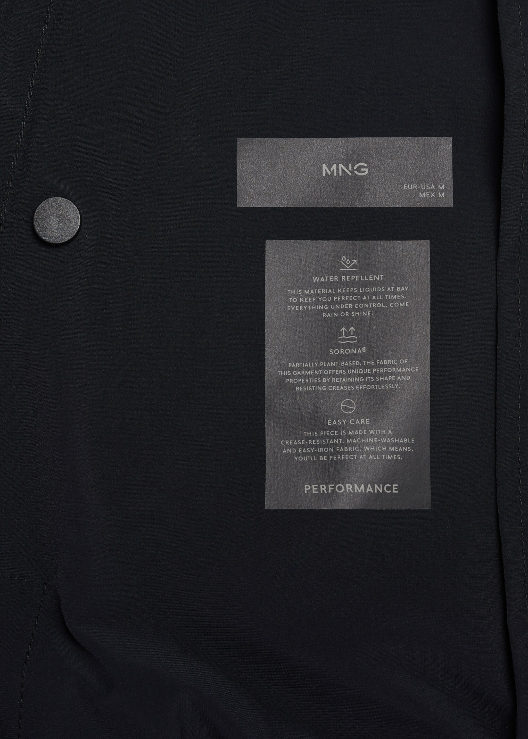Lightweight water-repellent overshirt - Details of the article 0