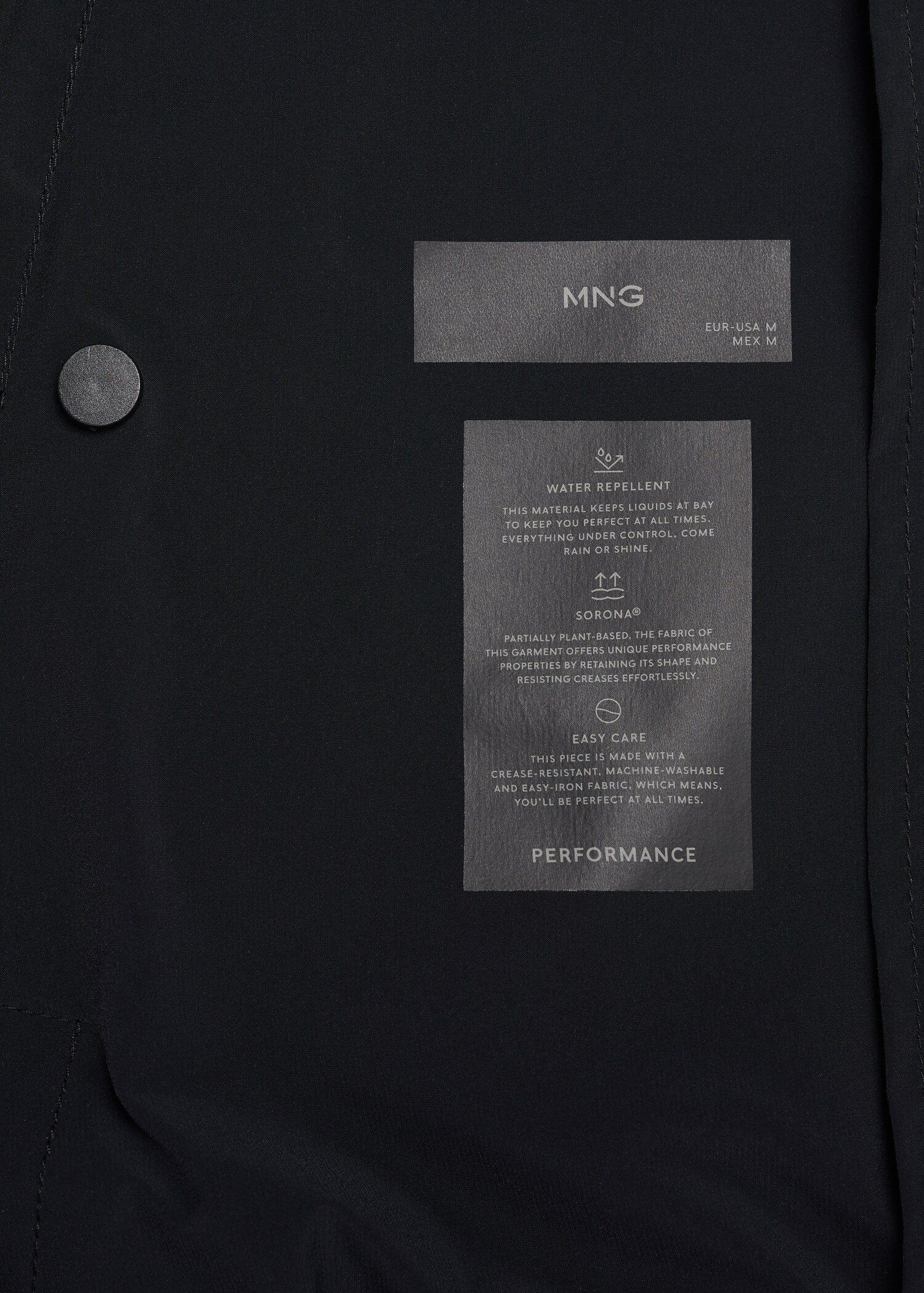 Lightweight water-repellent overshirt - Details of the article 0