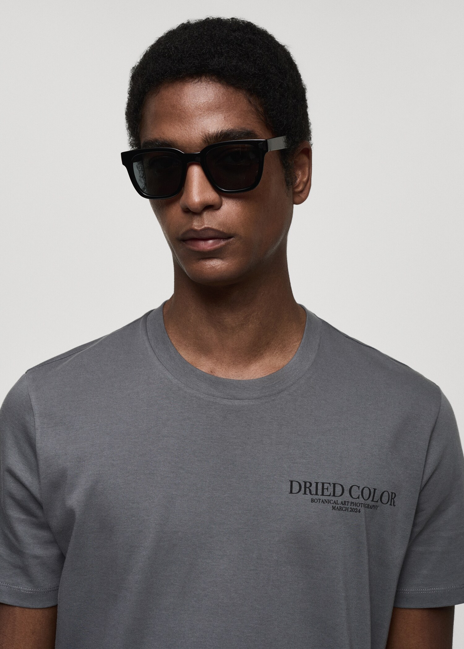 Printed slim-fit t-shirt - Details of the article 1