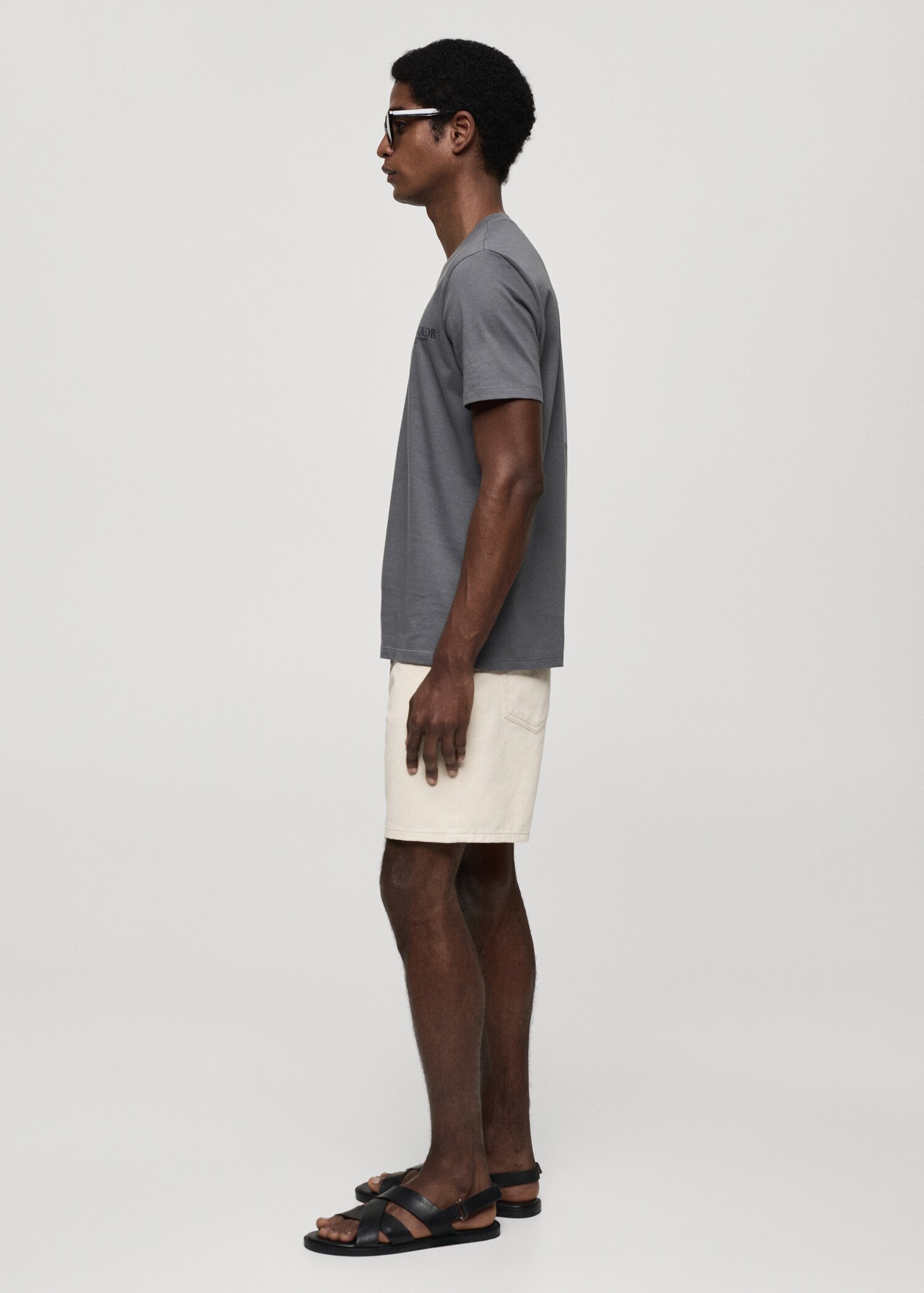 Printed slim-fit t-shirt - Details of the article 2