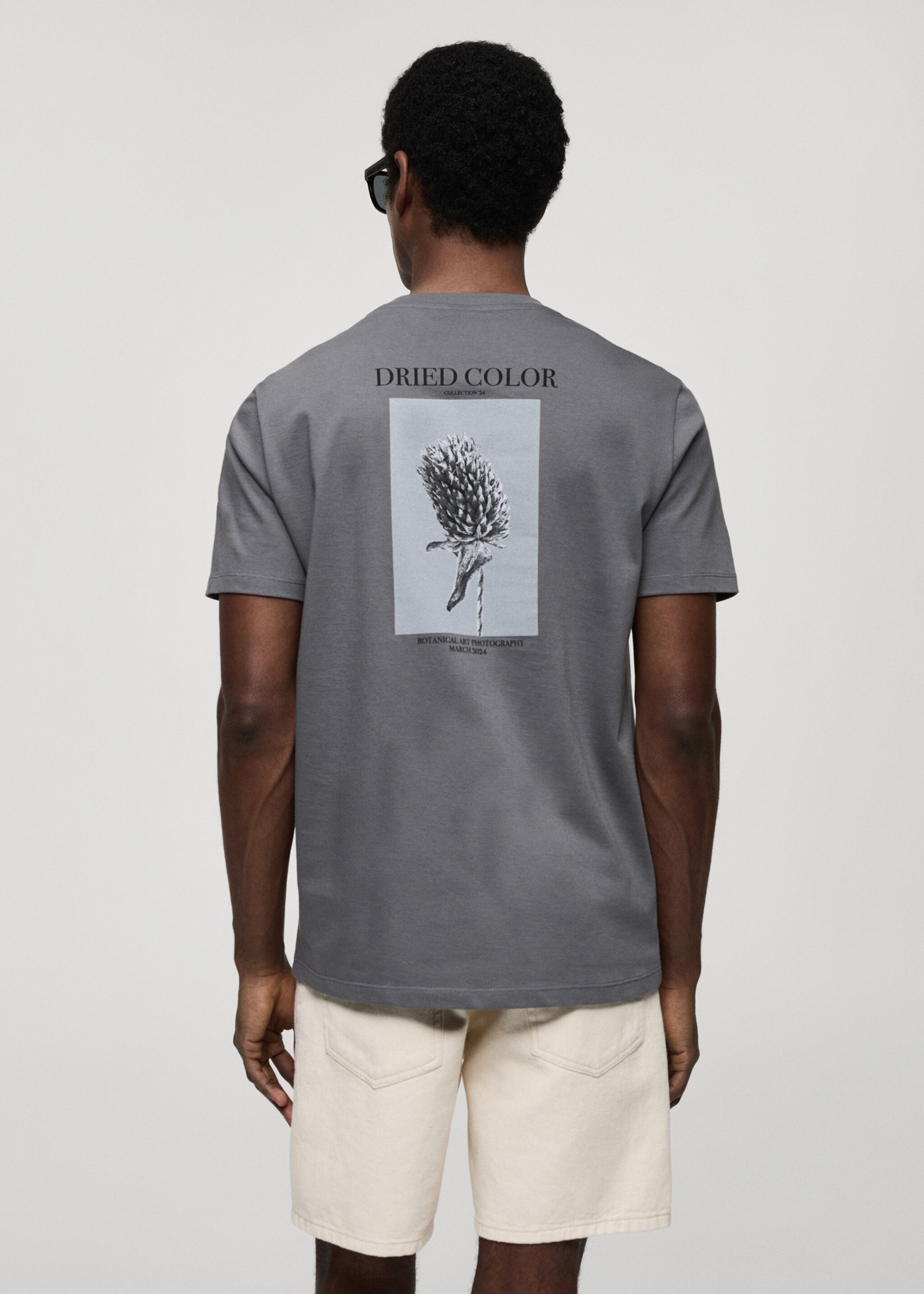Printed slim-fit t-shirt - Reverse of the article