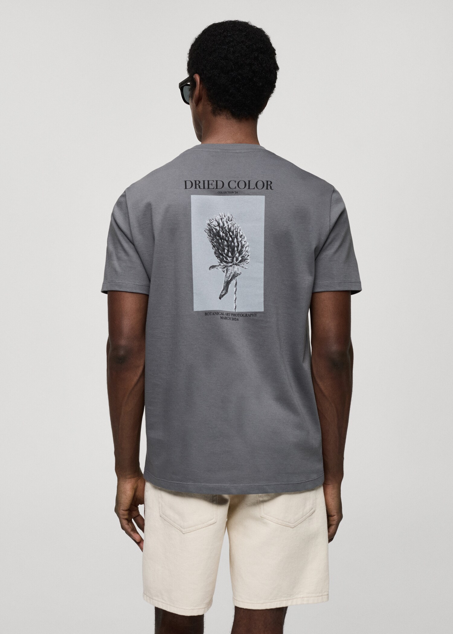 Printed slim-fit t-shirt - Reverse of the article