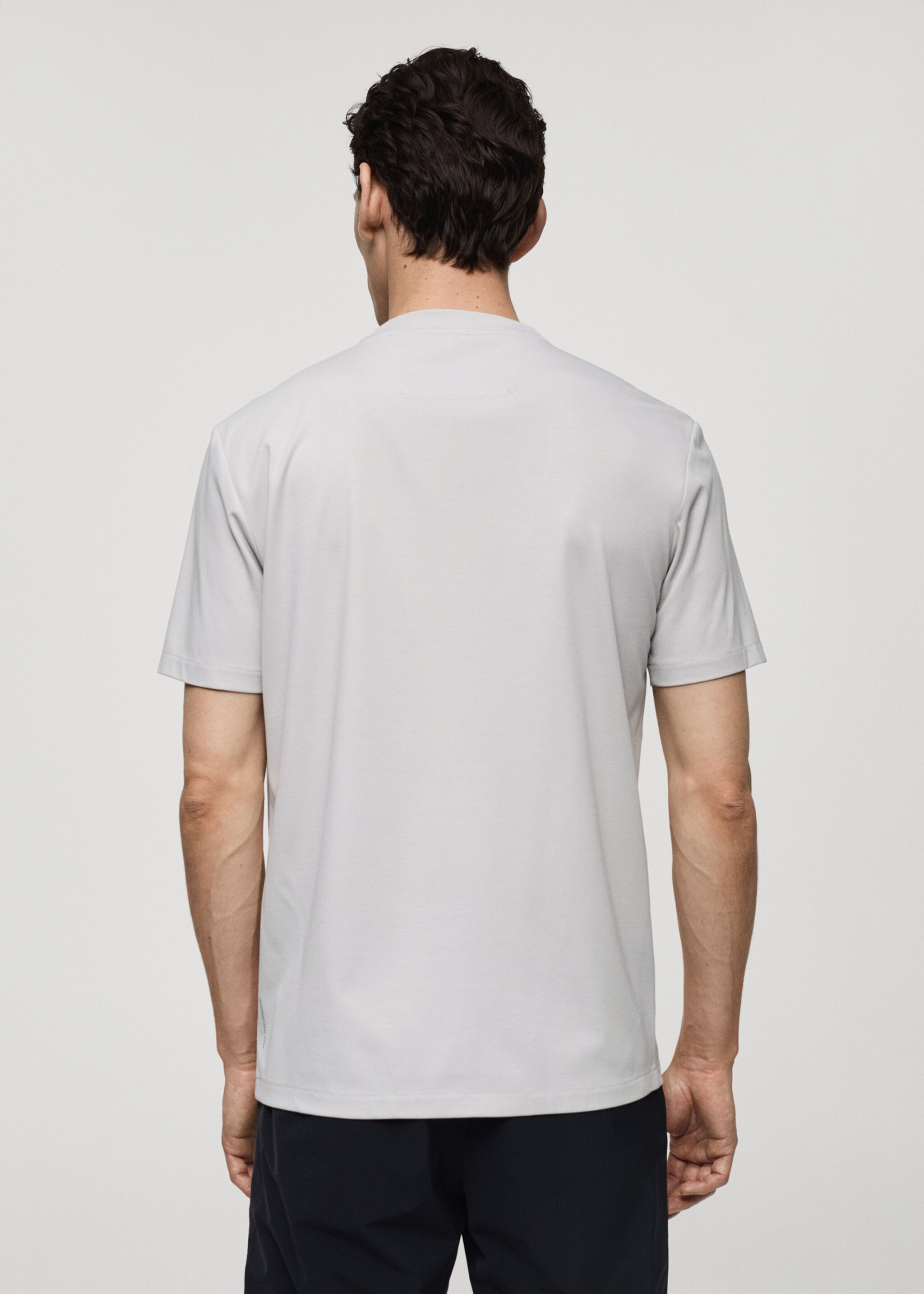 T-shirt slim-fit poche - Verso de l’article