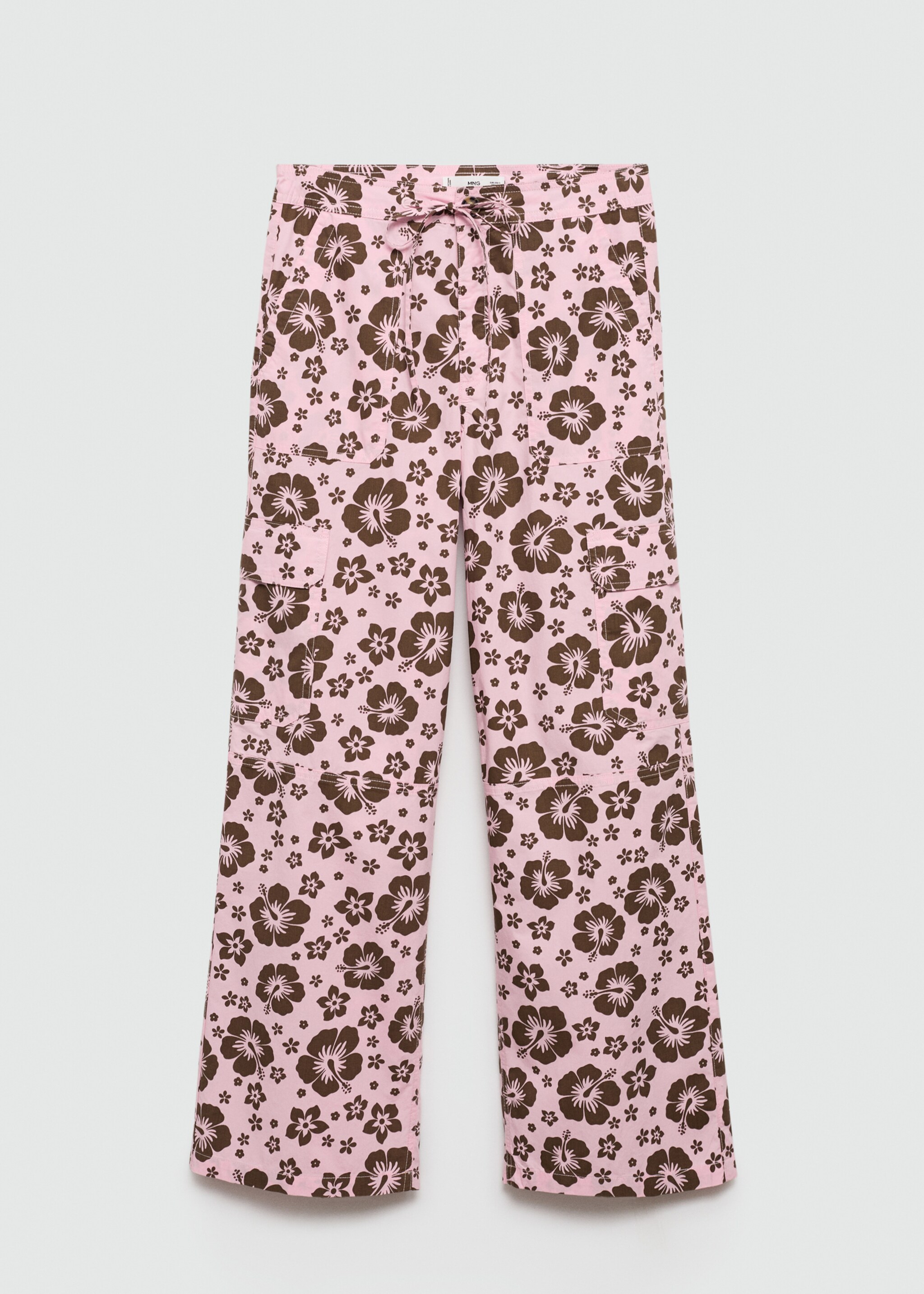 Hose mit Blumenmuster - Artikel ohne Model