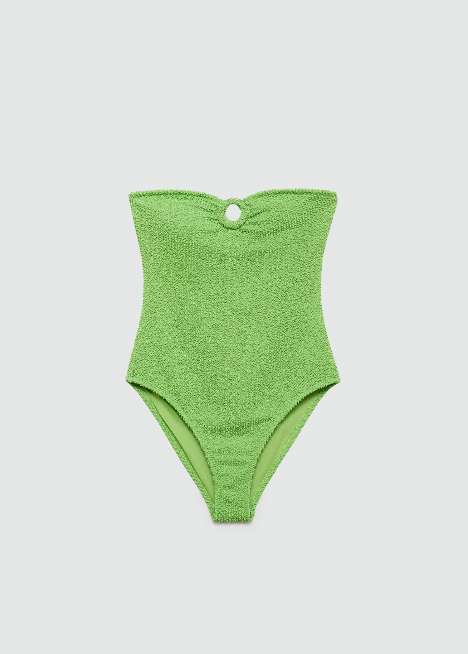 Maillot de bain bustier texturé - Article sans modèle
