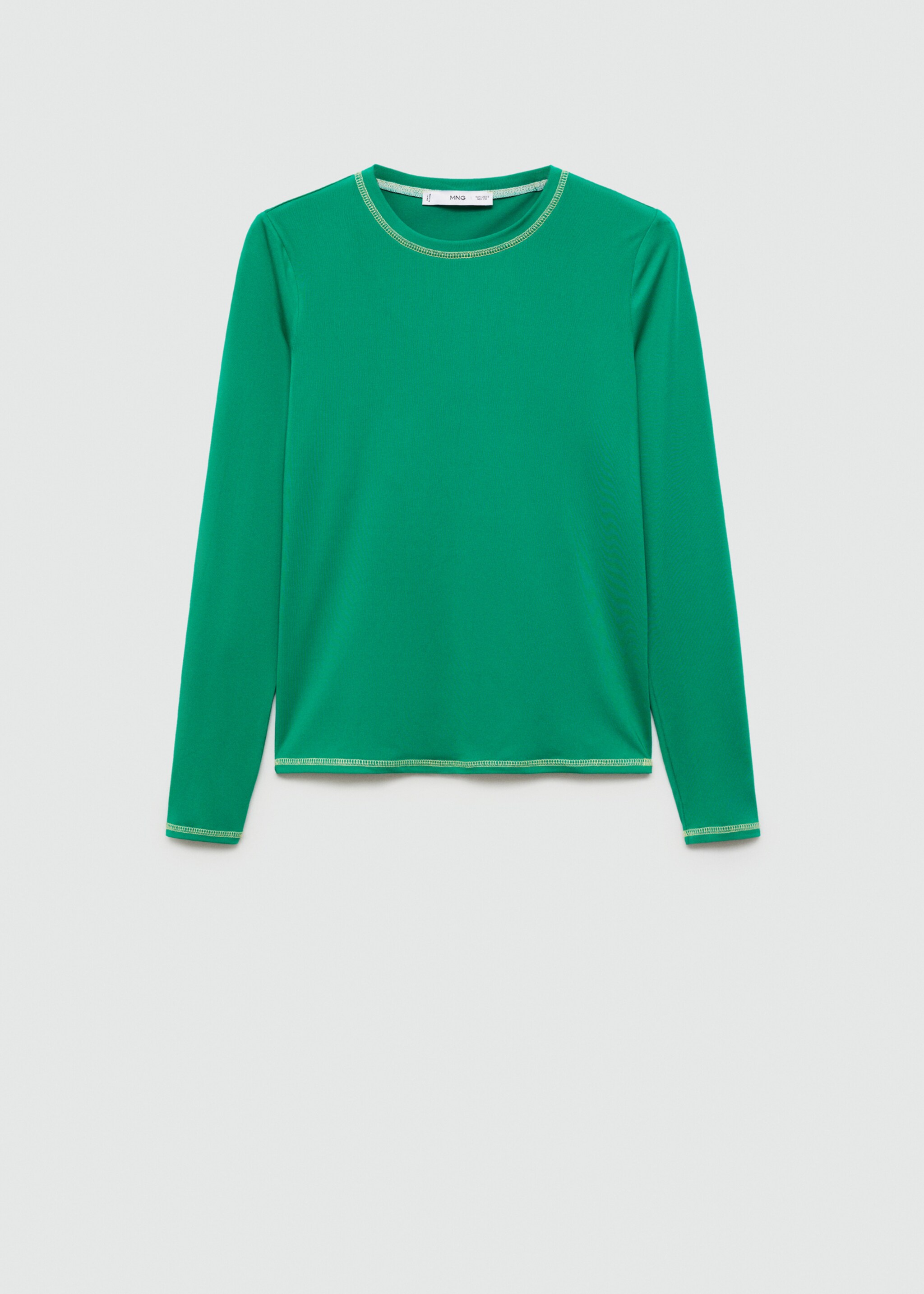 Decorative seam T-shirt - Article without model