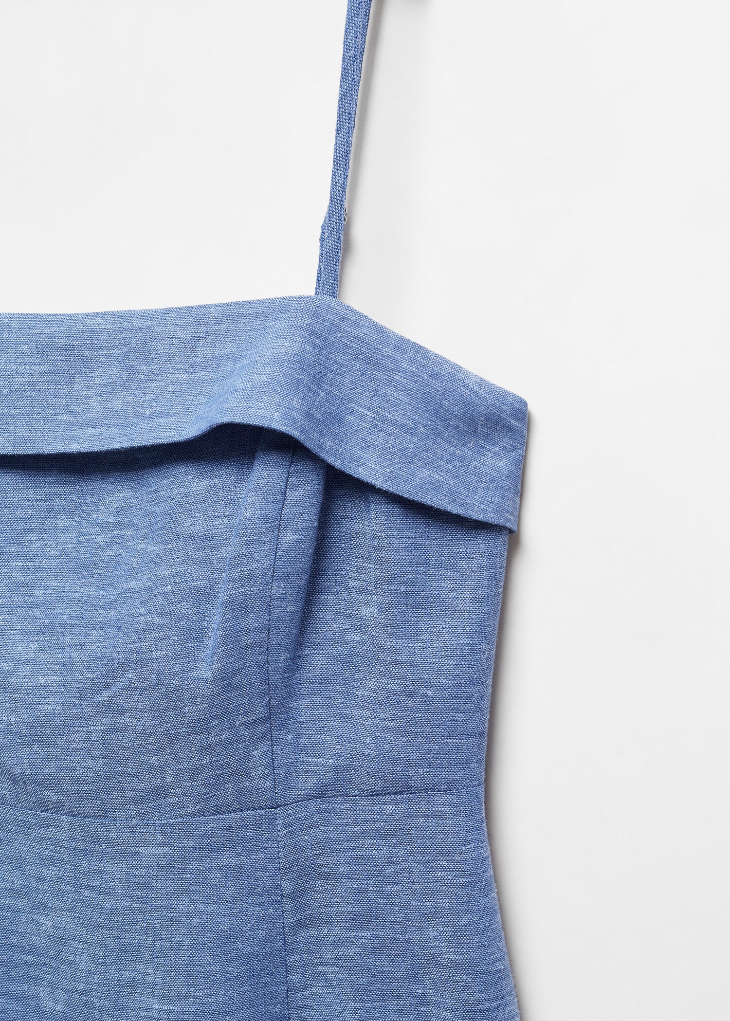 Linen strap dress - Details of the article 8