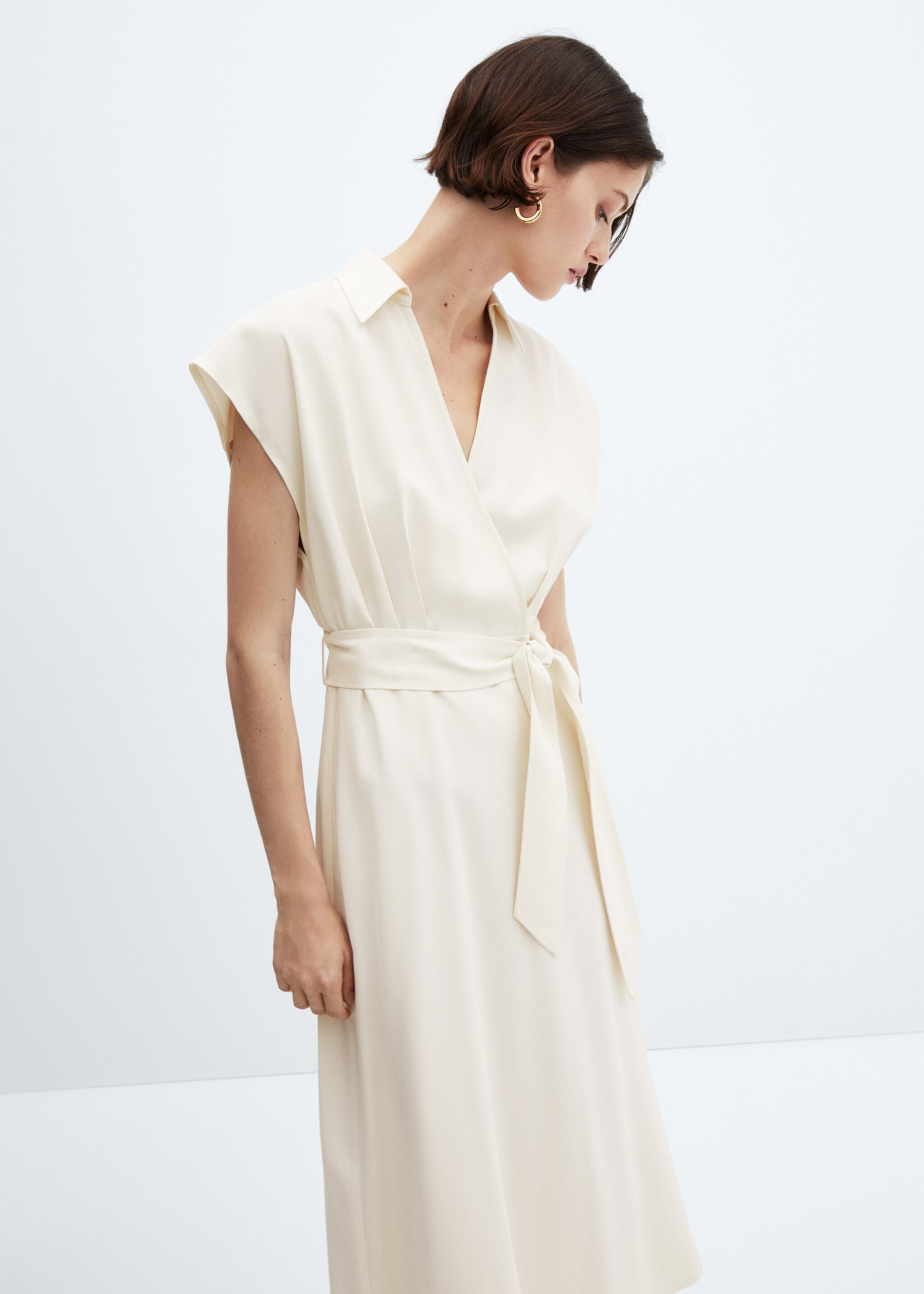 Belt wrap dress - Medium plane