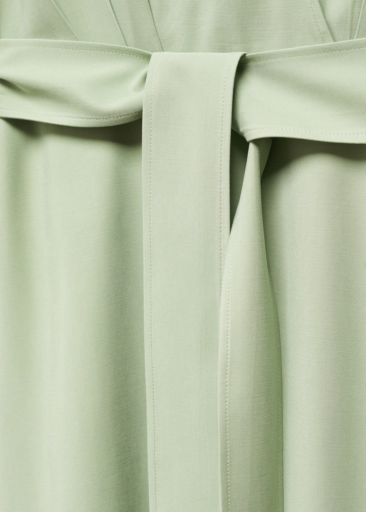 Překřížené šaty s páskem - Detail zboží 8