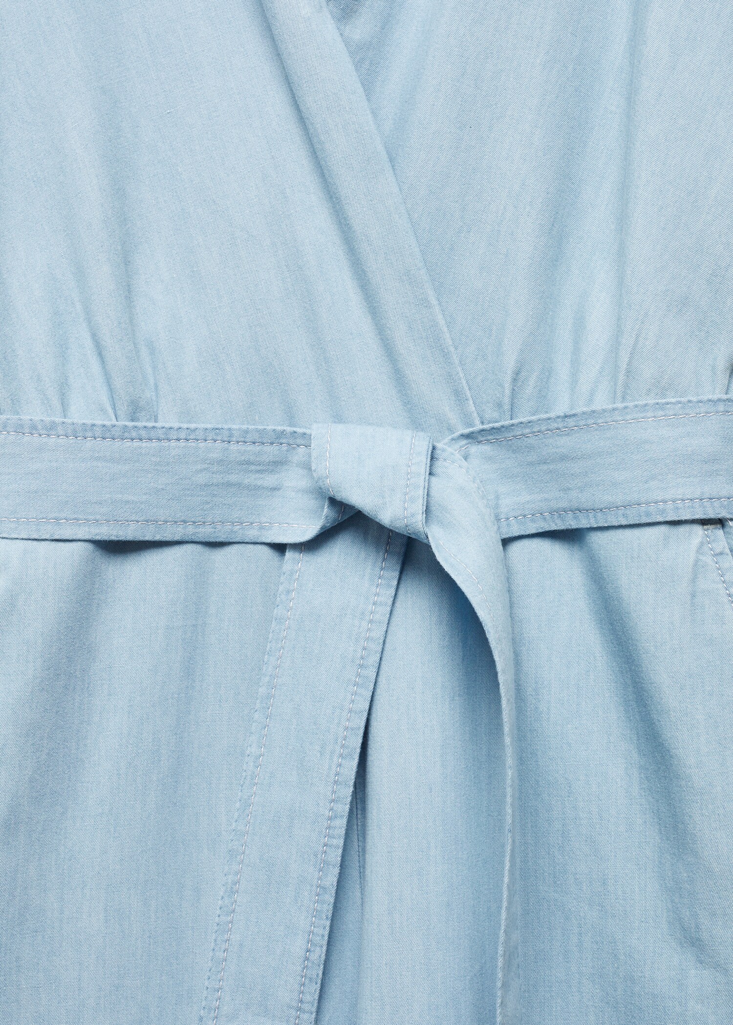 Jeans-Jumpsuit mit Gürtel - Detail des Artikels 8