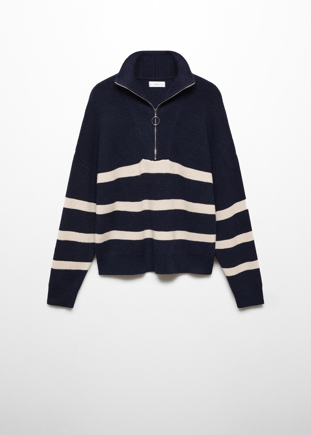 Zip knit sweater - Teen Girl | MANGO OUTLET USA