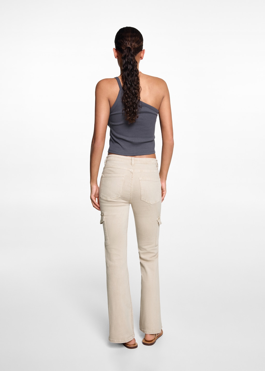 Flared cargo trousers - Teen Girl | MANGO OUTLET USA
