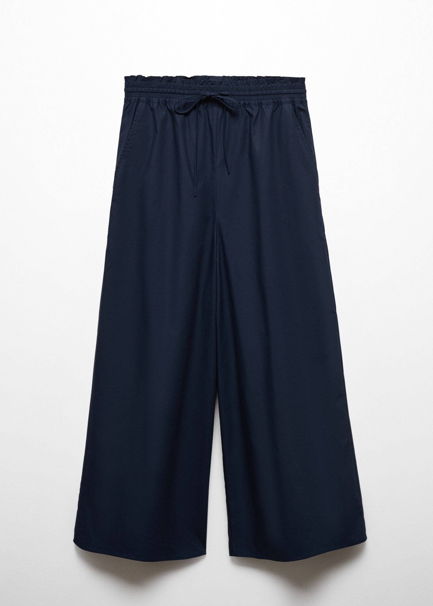 100% cotton culotte trousers - Article without model