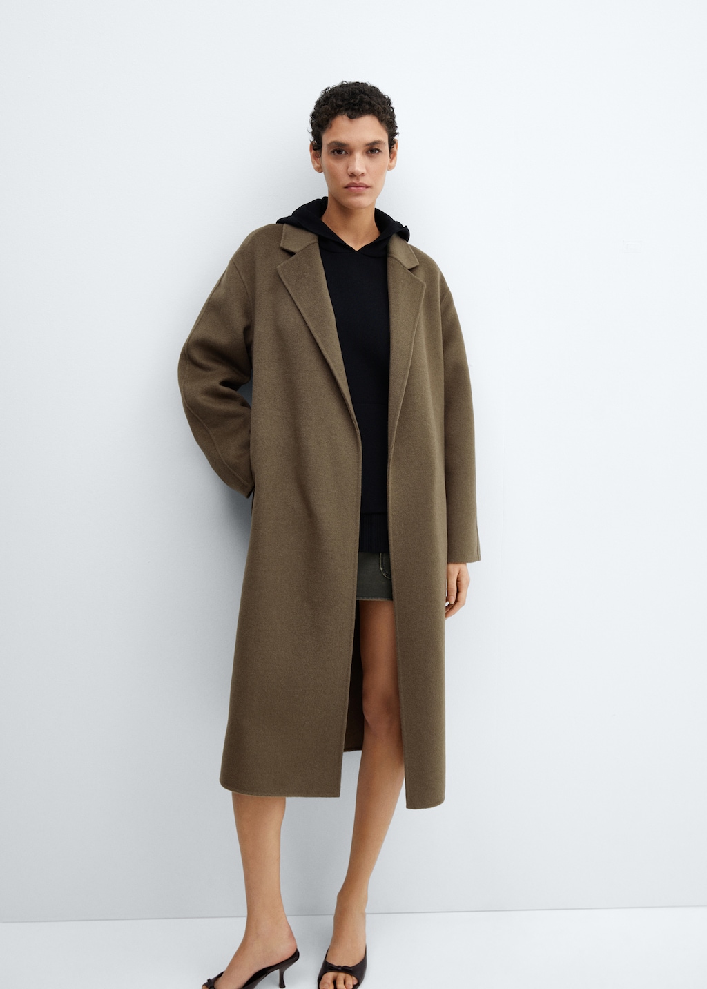 Belt handmade coat Women MANGO OUTLET Sweden