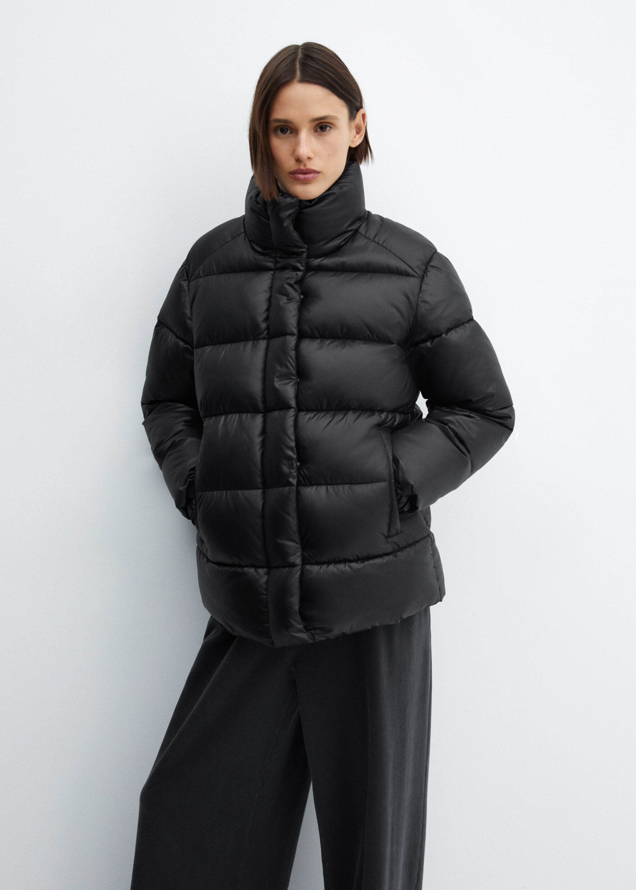 Anorak matelassé imperméable - Plan moyen