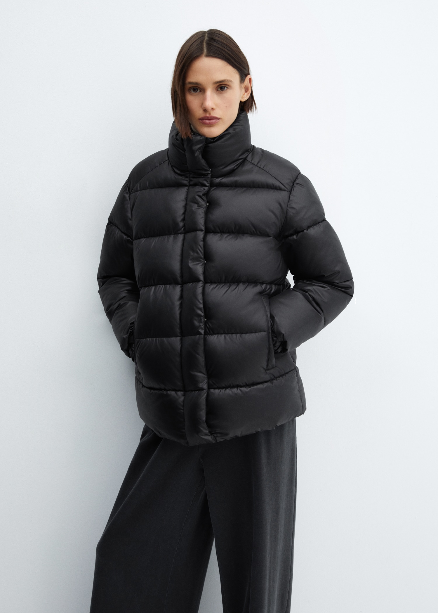Water-repellent puffer coat Women MANGO OUTLET USA