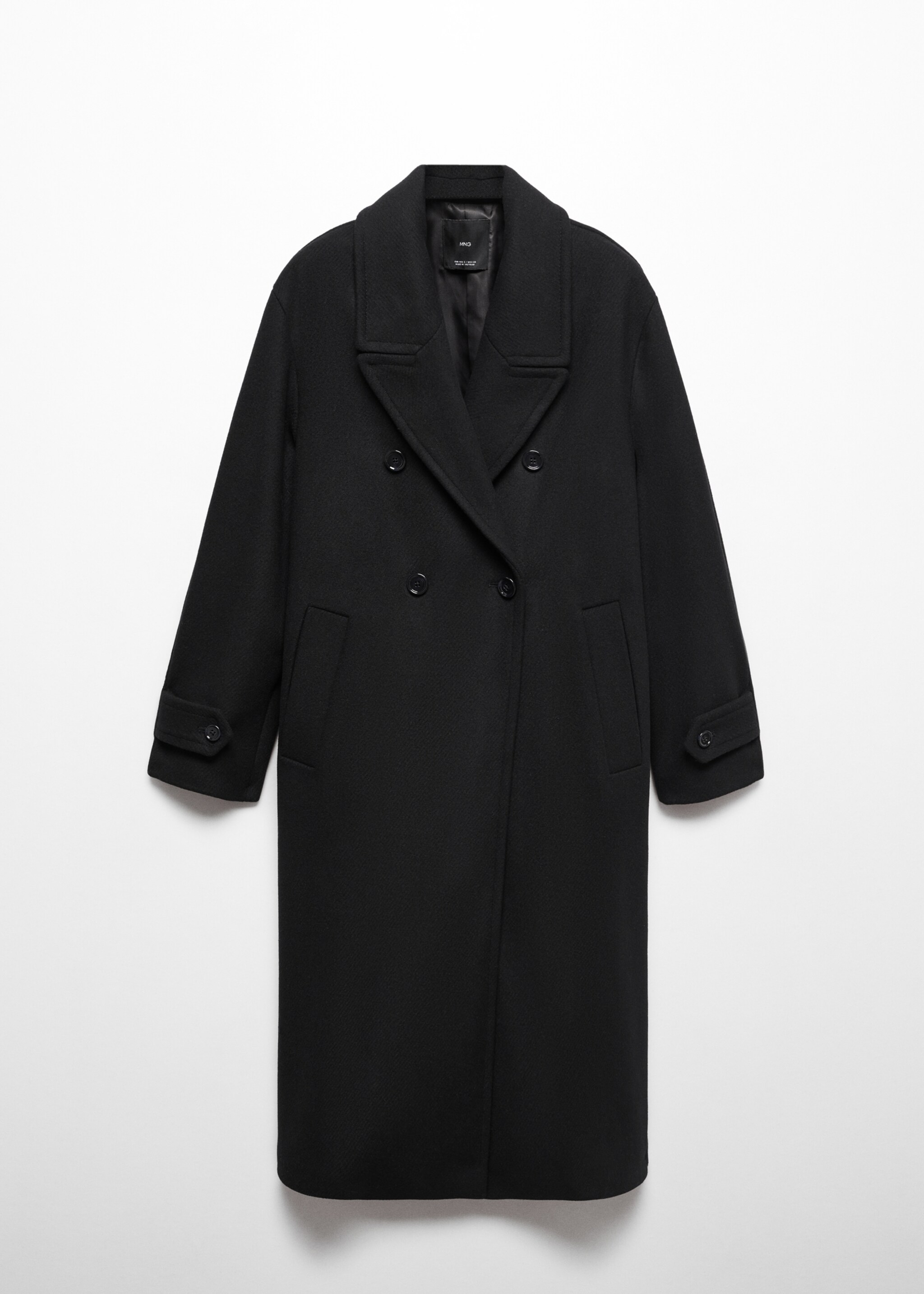 Oversize wool coat - Article without model