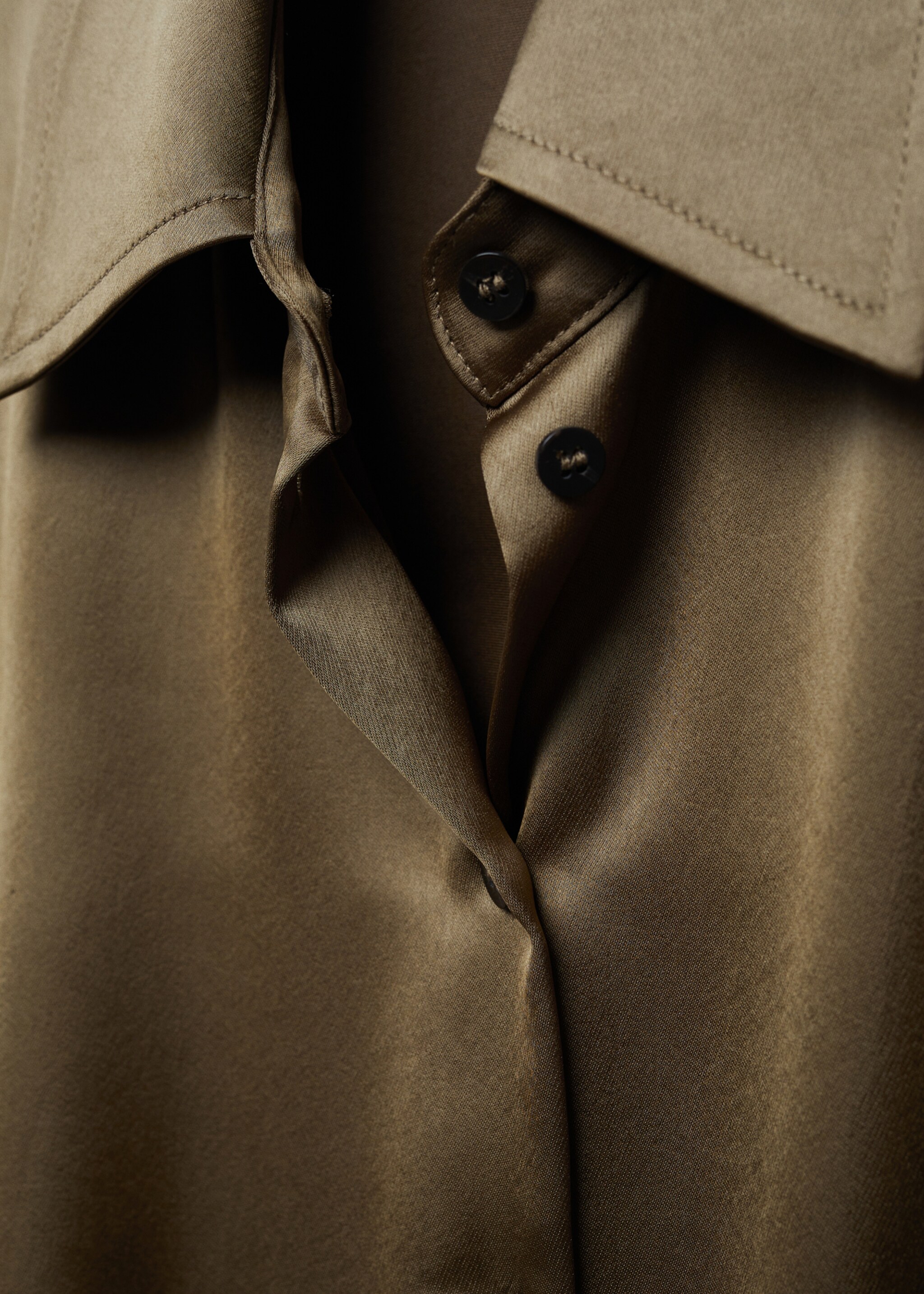 Satin cargo jumpsuit - Details of the article 8