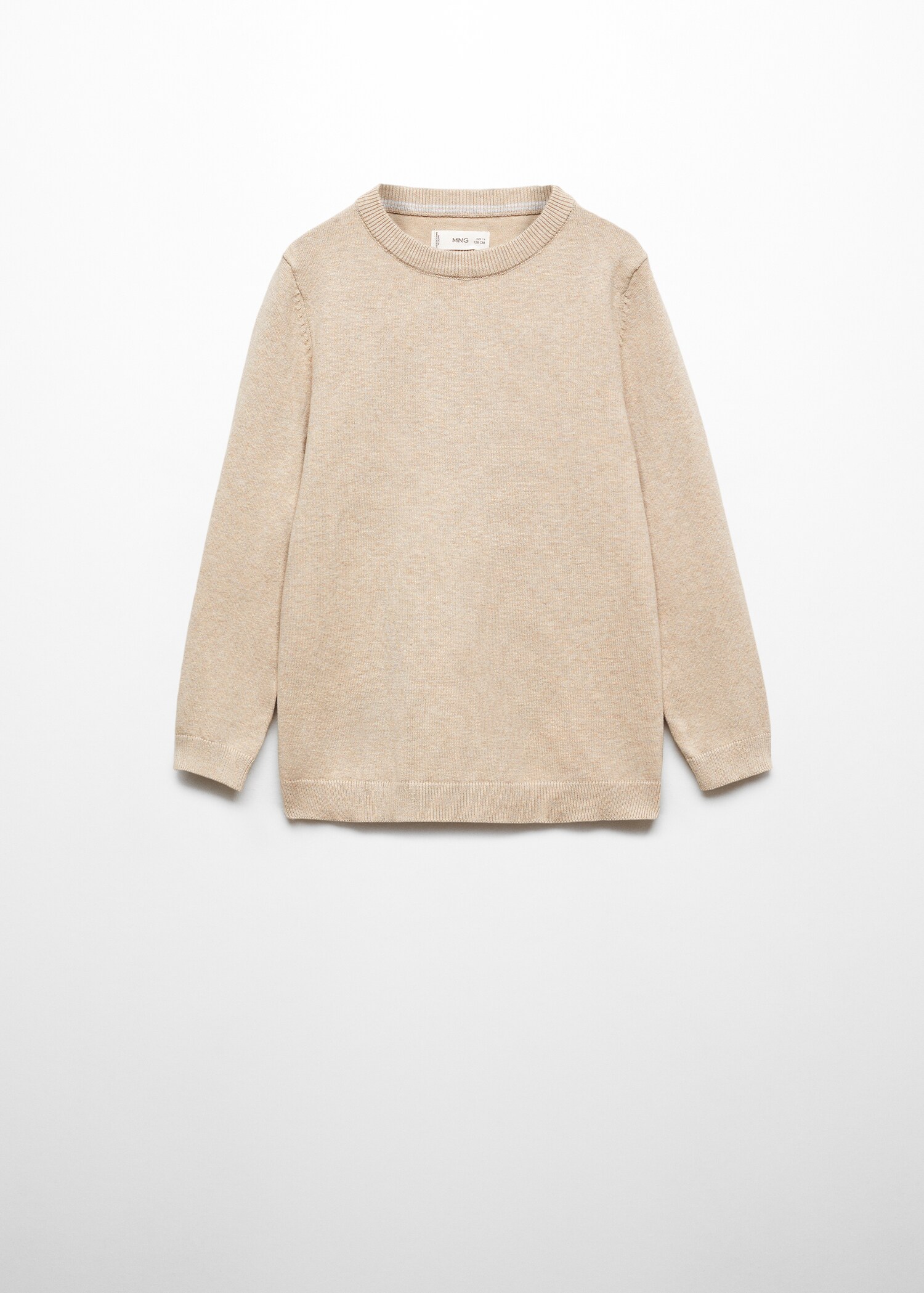 Knit cotton sweater - Article without model