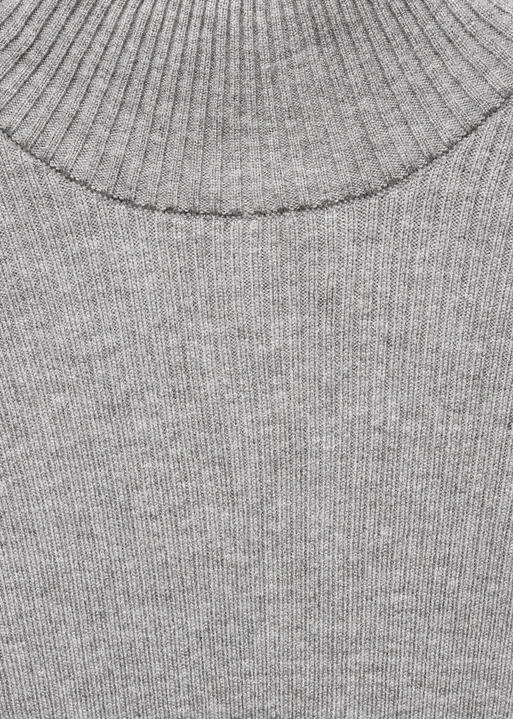 Turtleneck ribbed sweater - Details of the article 8