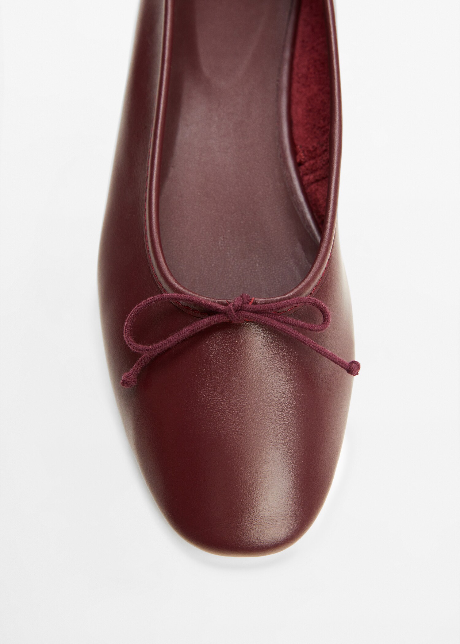 Leder-Ballerinas mit Schleife - Detail des Artikels 2