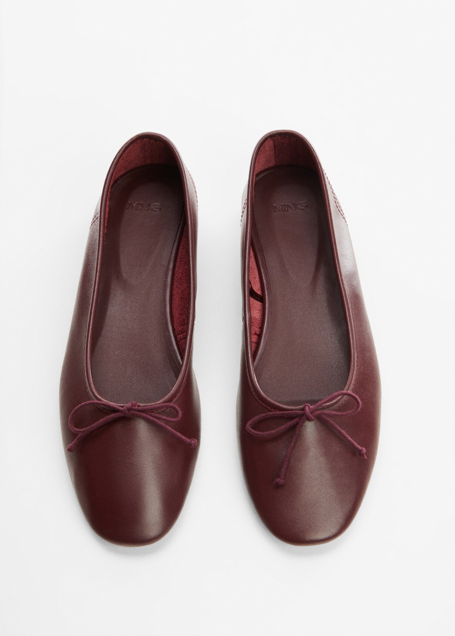 Leder-Ballerinas mit Schleife - Detail des Artikels 5
