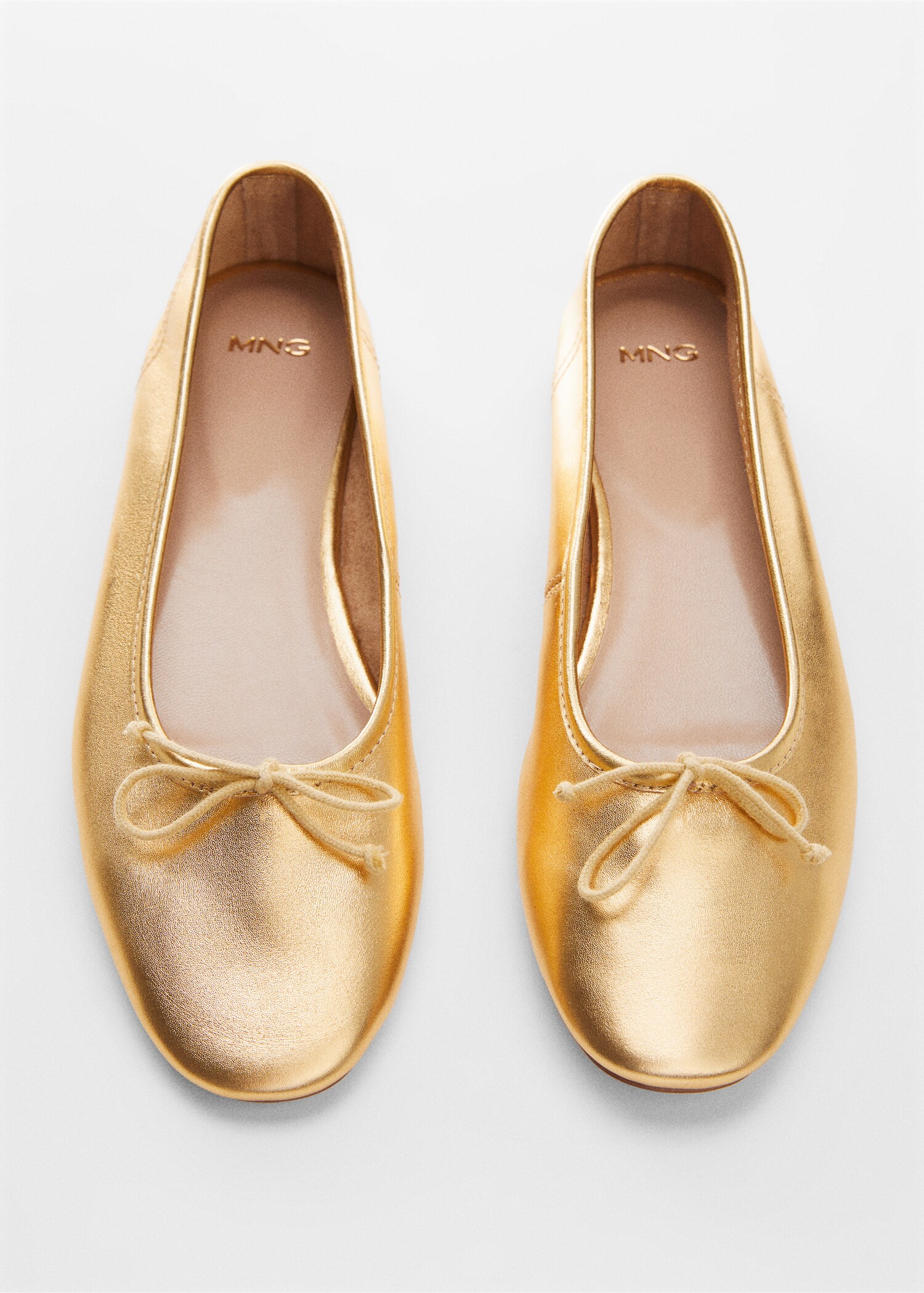 Leder-Ballerinas mit Schleife - Detail des Artikels 1