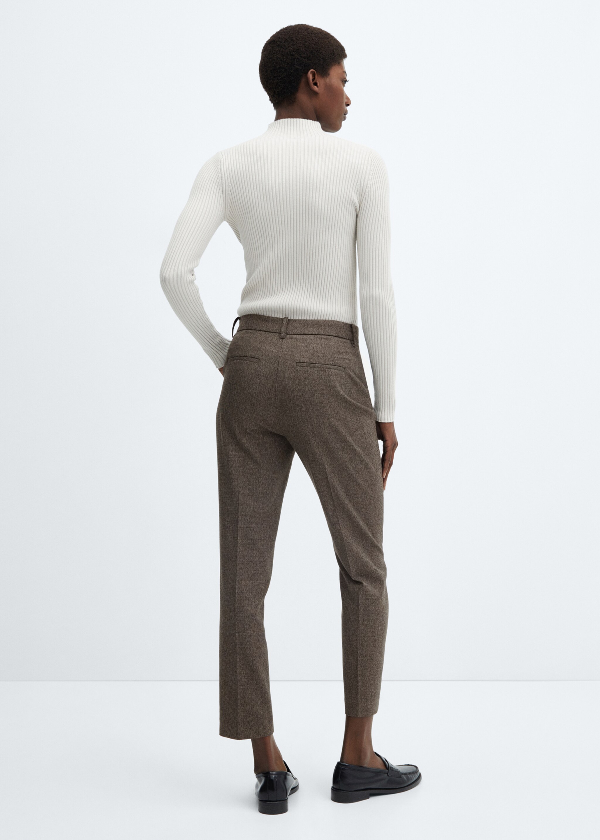 Mid-rise skinny trousers - Reverse of the article