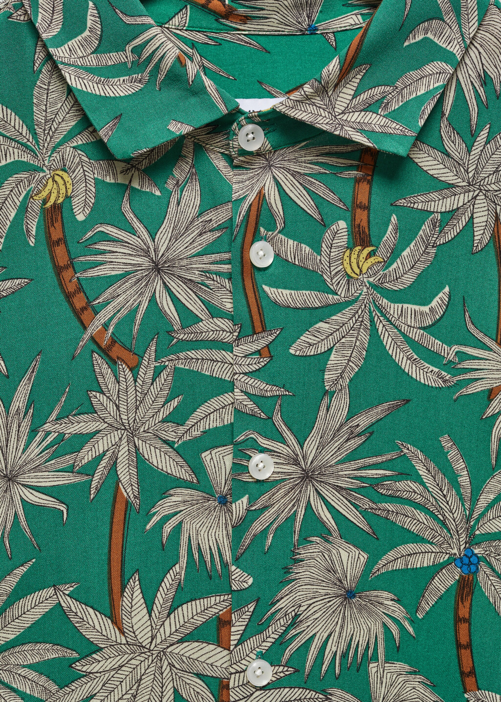 Camisa manga corta estampado hawaiano - Detalle del artículo 8