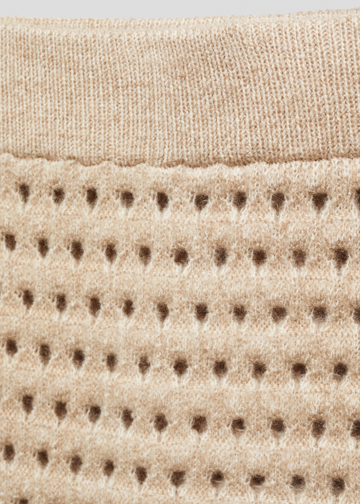 Knitted skirt with openwork details - Details of the article 8