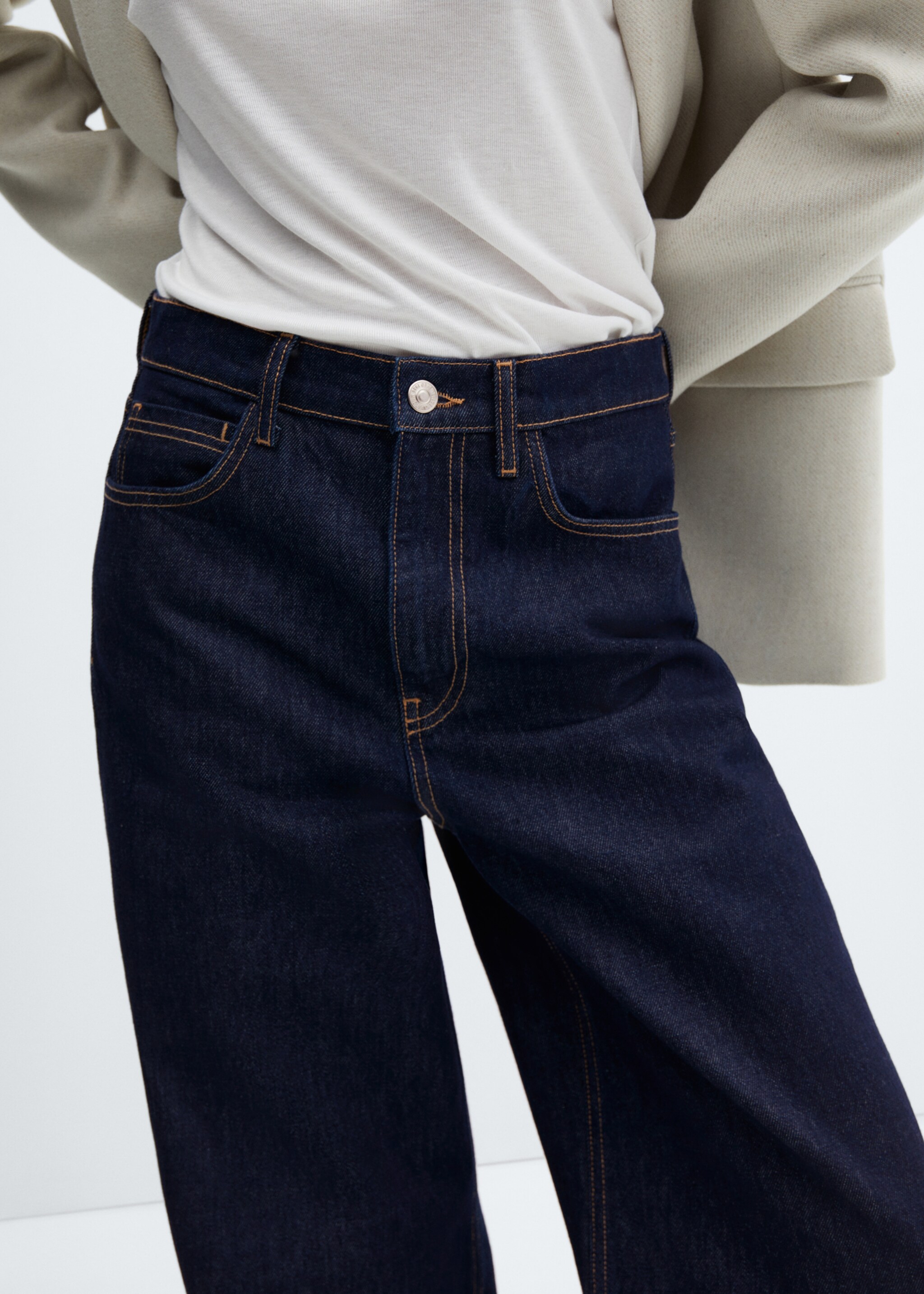 Low-rise loose-fit wideleg jeans - Details of the article 4