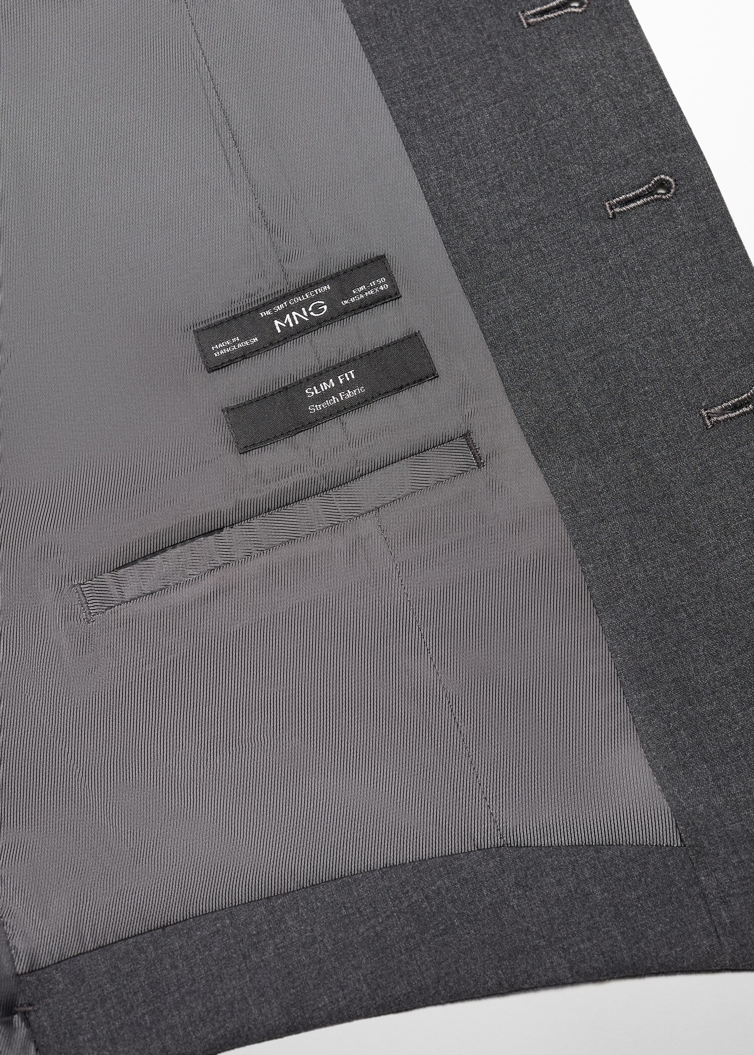 Slim-fit suit waistcoat - Details of the article 8