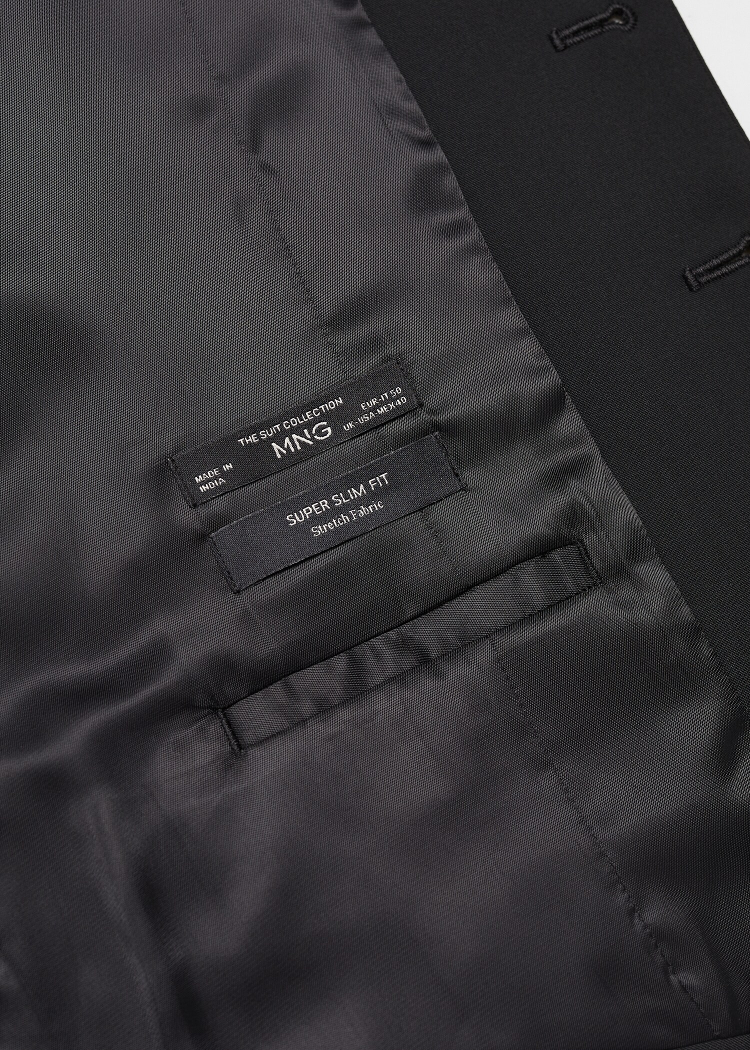 Super slim-fit stretch-fabric suit vest - Details of the article 8