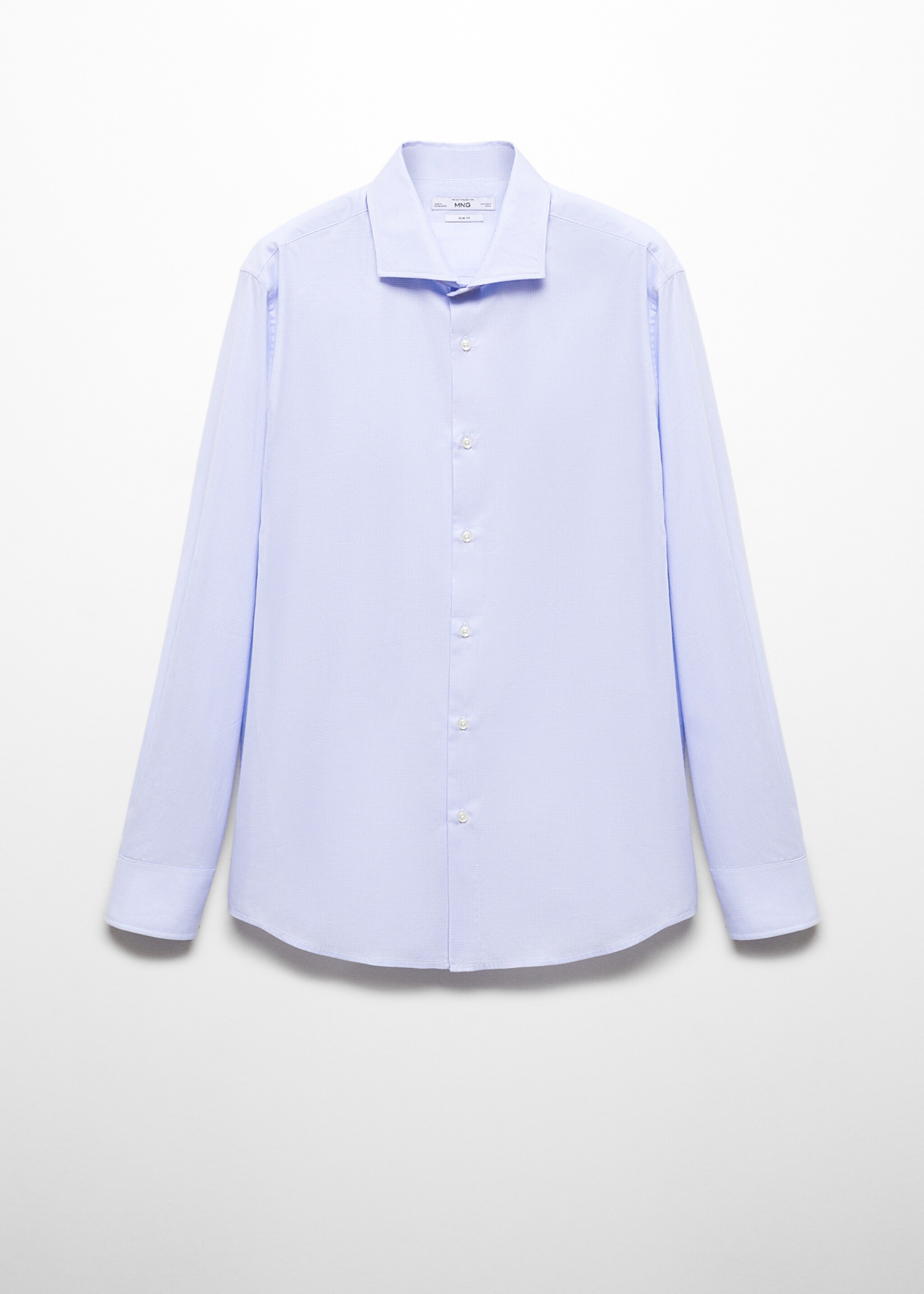 Slim fit structured suit shirt - Article without model