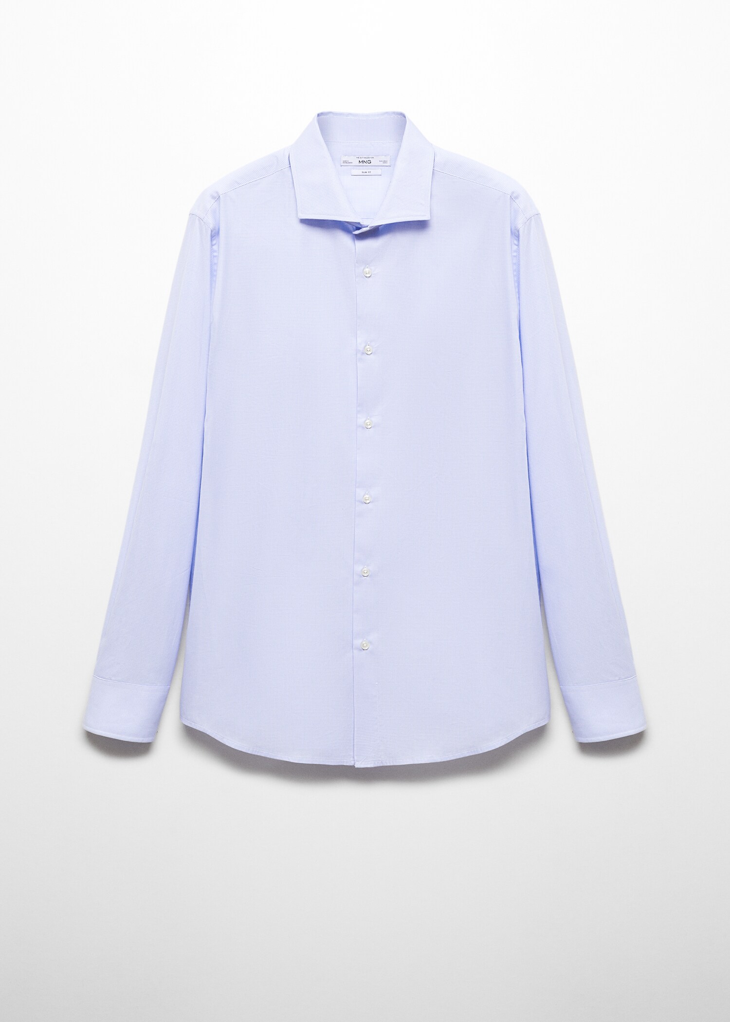 Slim fit structured suit shirt - Article without model