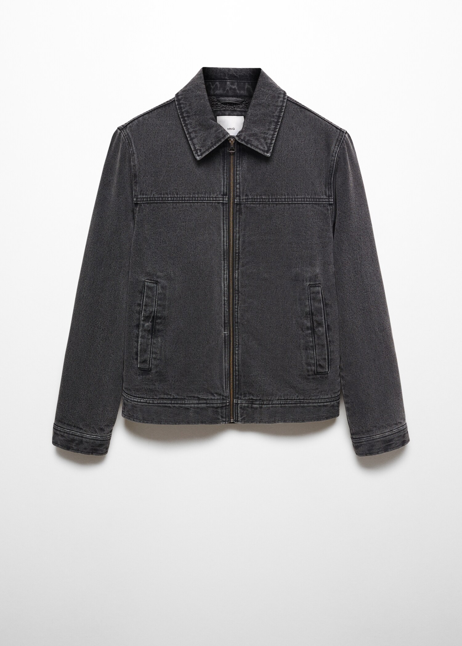 Kurtka denim z futrem - Artykuł bez modela/modelki